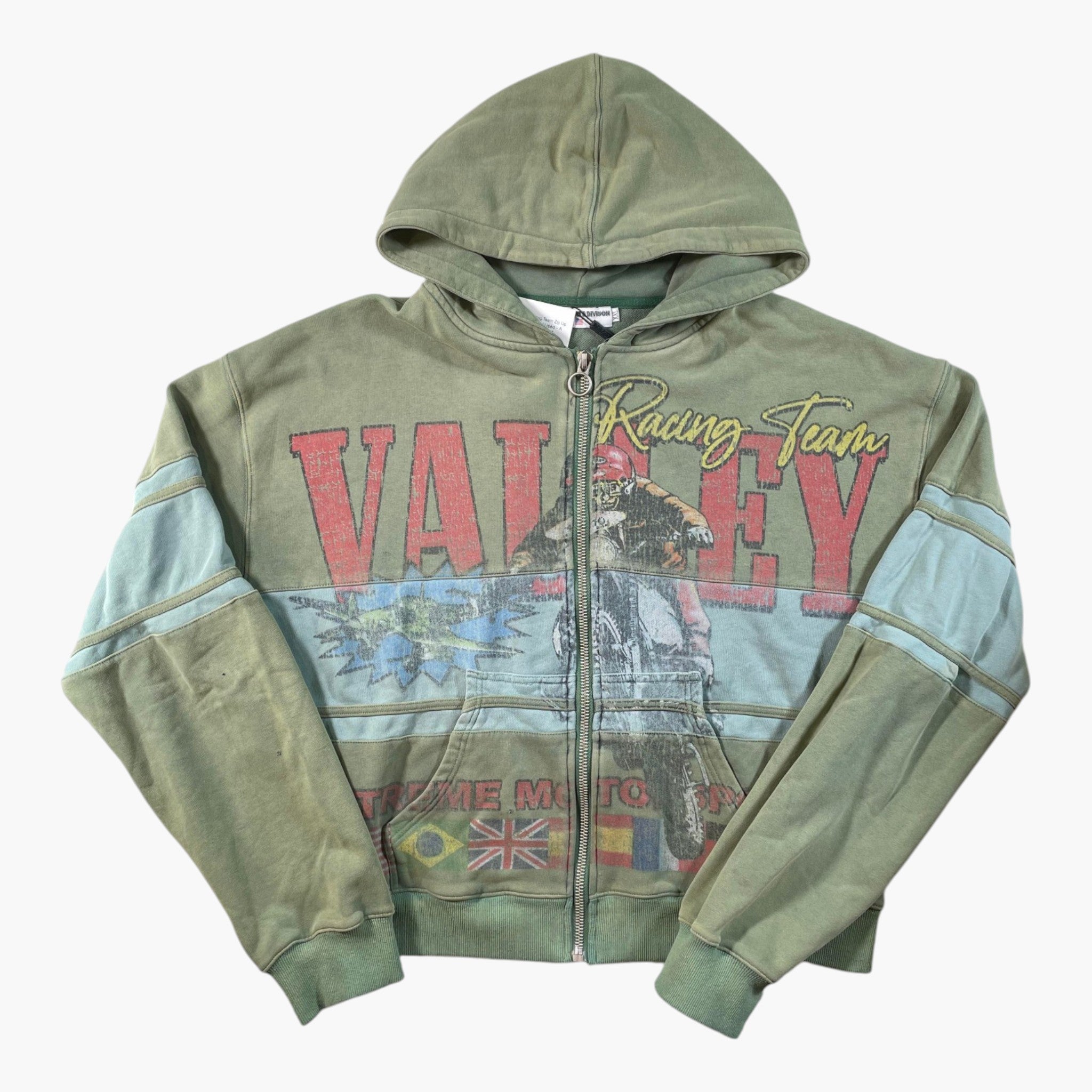 Vale Racing Team Olive Zip Up