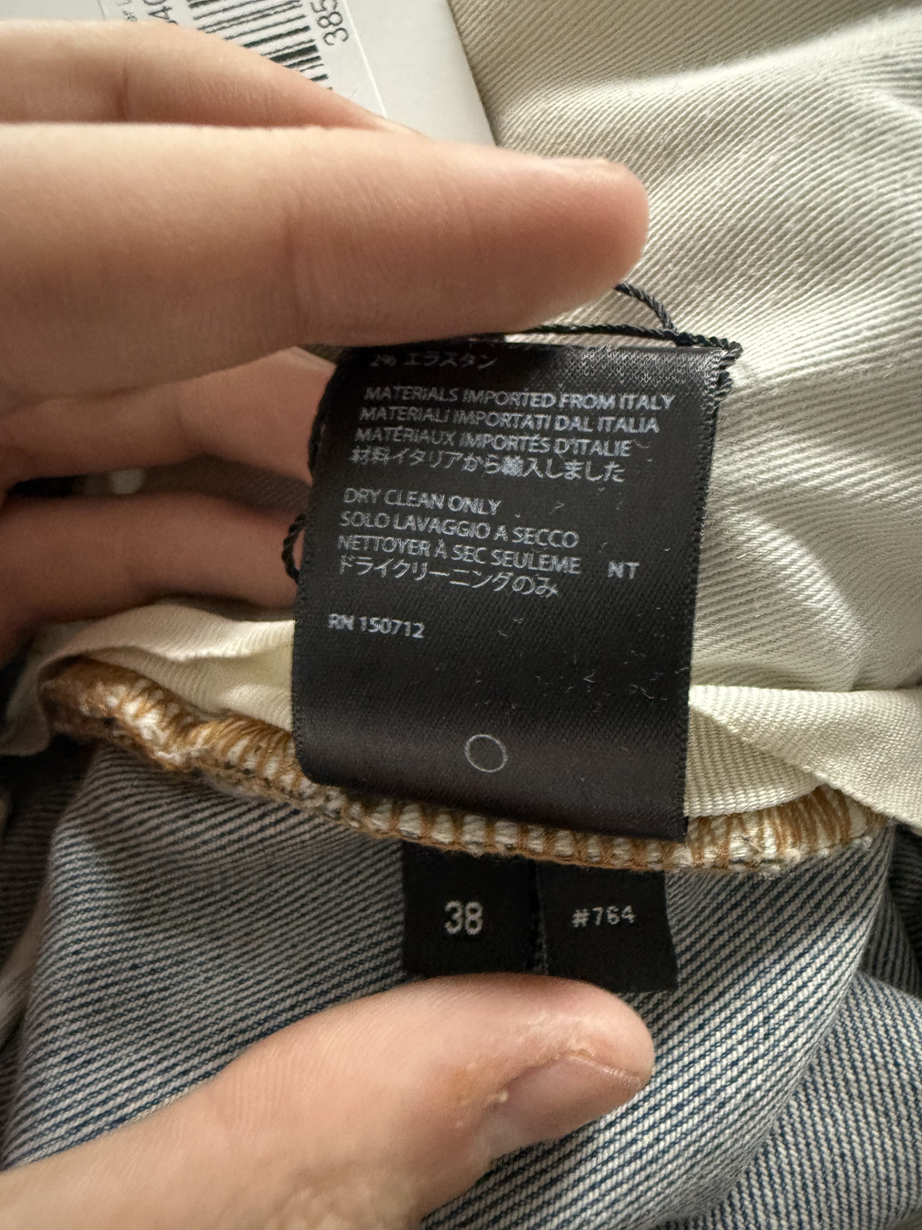 Amiri Jeans Thrasher Light Wash Rainbow Paisley Patch 38 Used