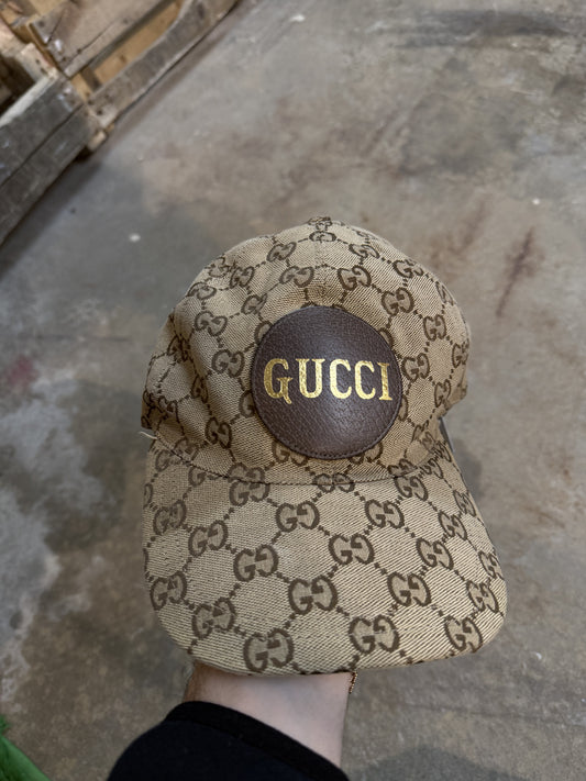 Gucci Mono Cap Brown Used Large