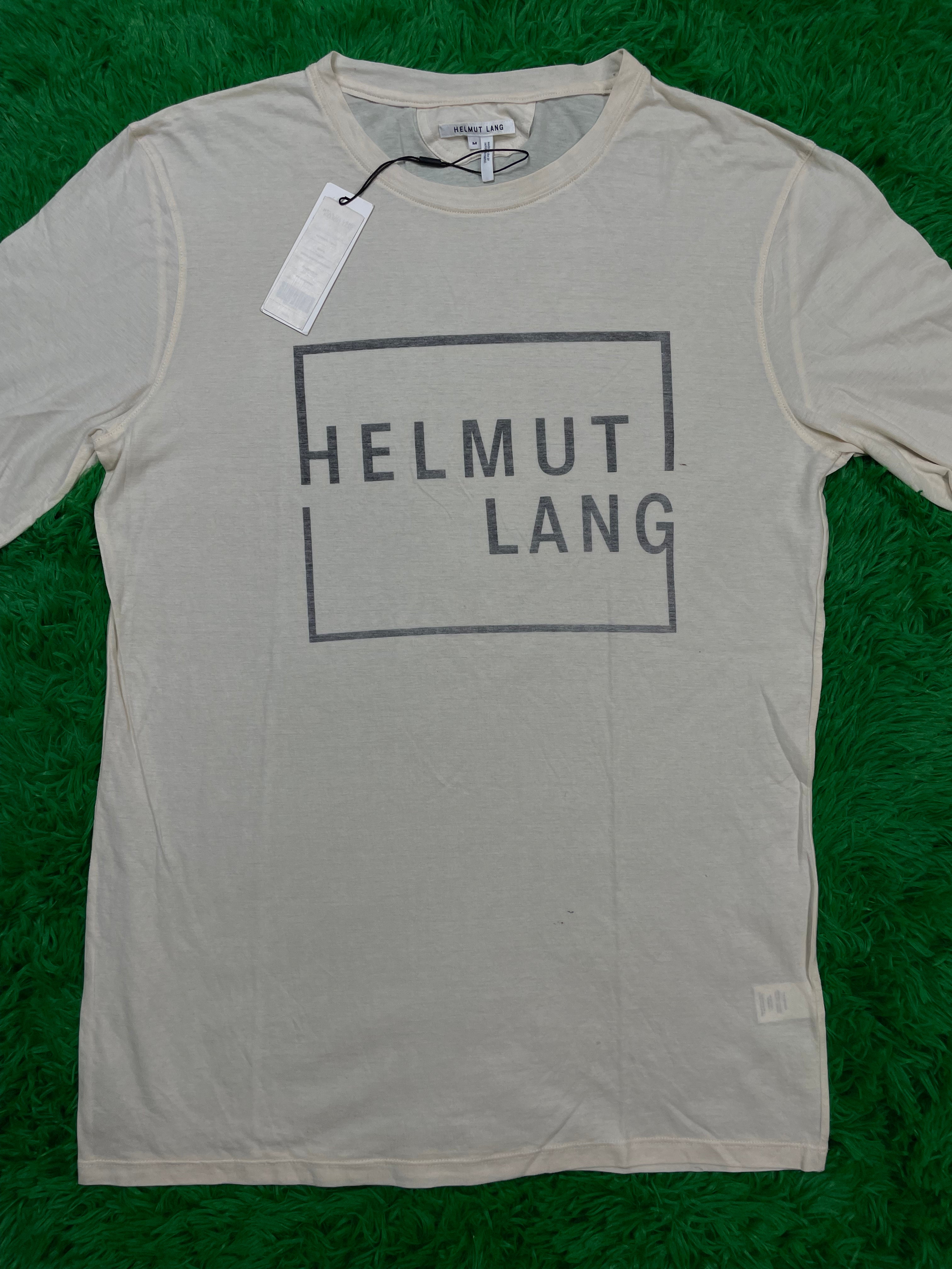 Helmut Lang Tee Cream Medium Used