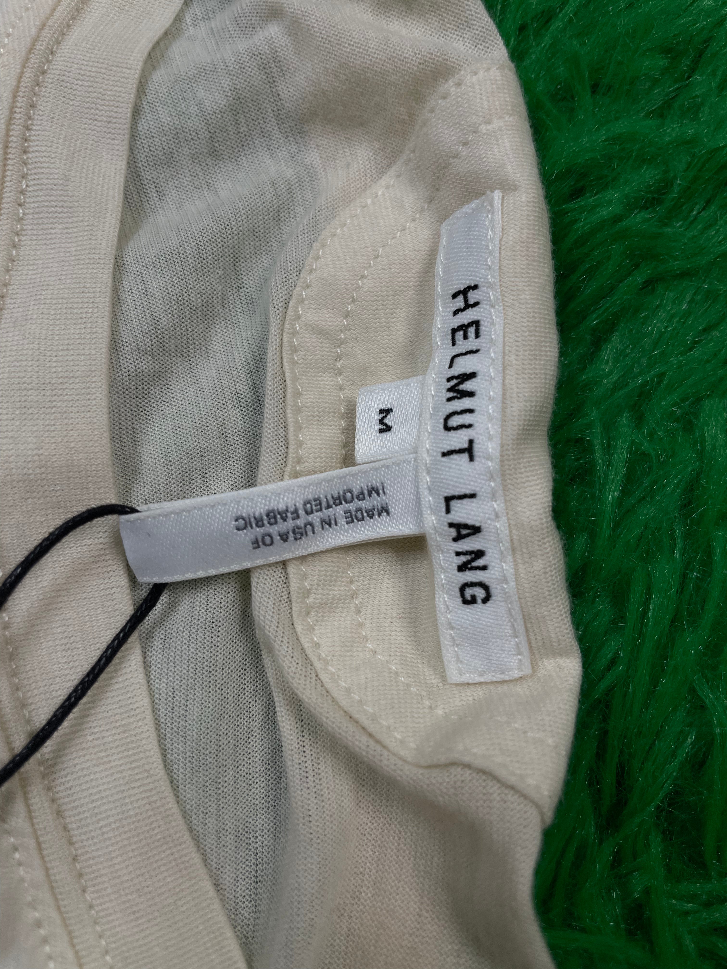 Helmut Lang Tee Cream Medium Used