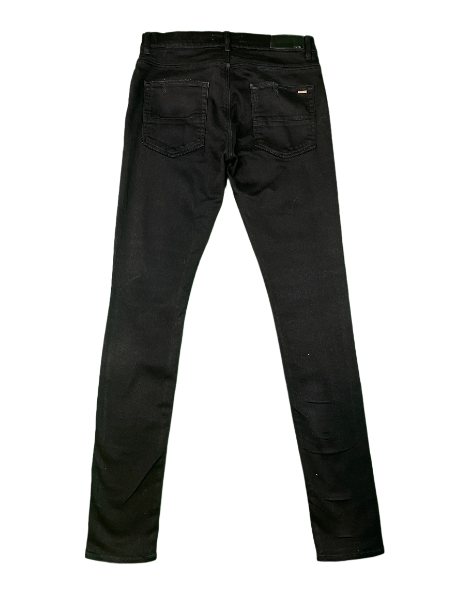 Amiri Stack Denim Black Jeans