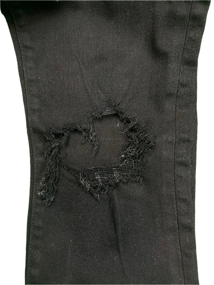 Amiri Stack Denim Black Jeans