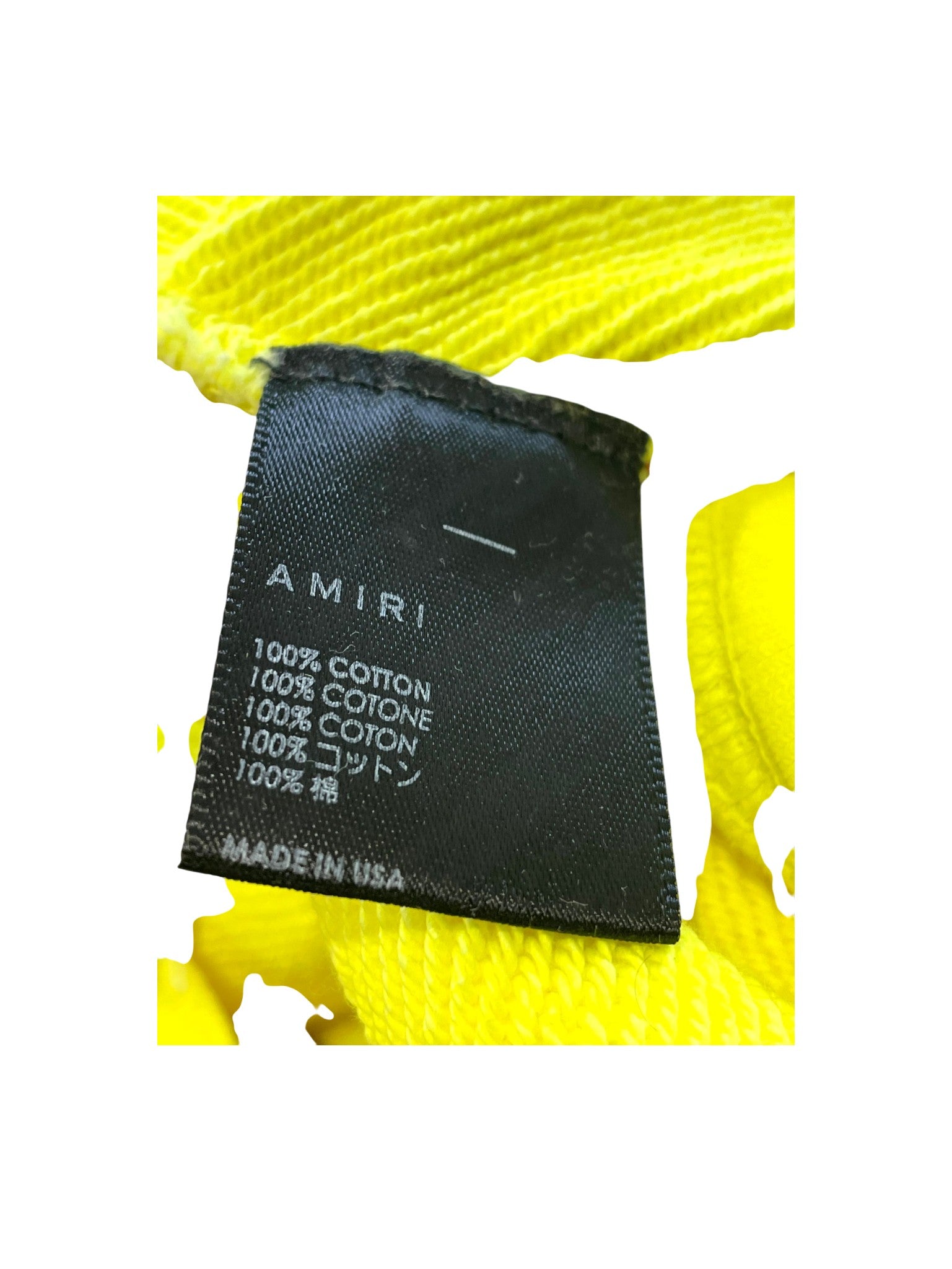 Amiri Core Logo Neon Hoodie