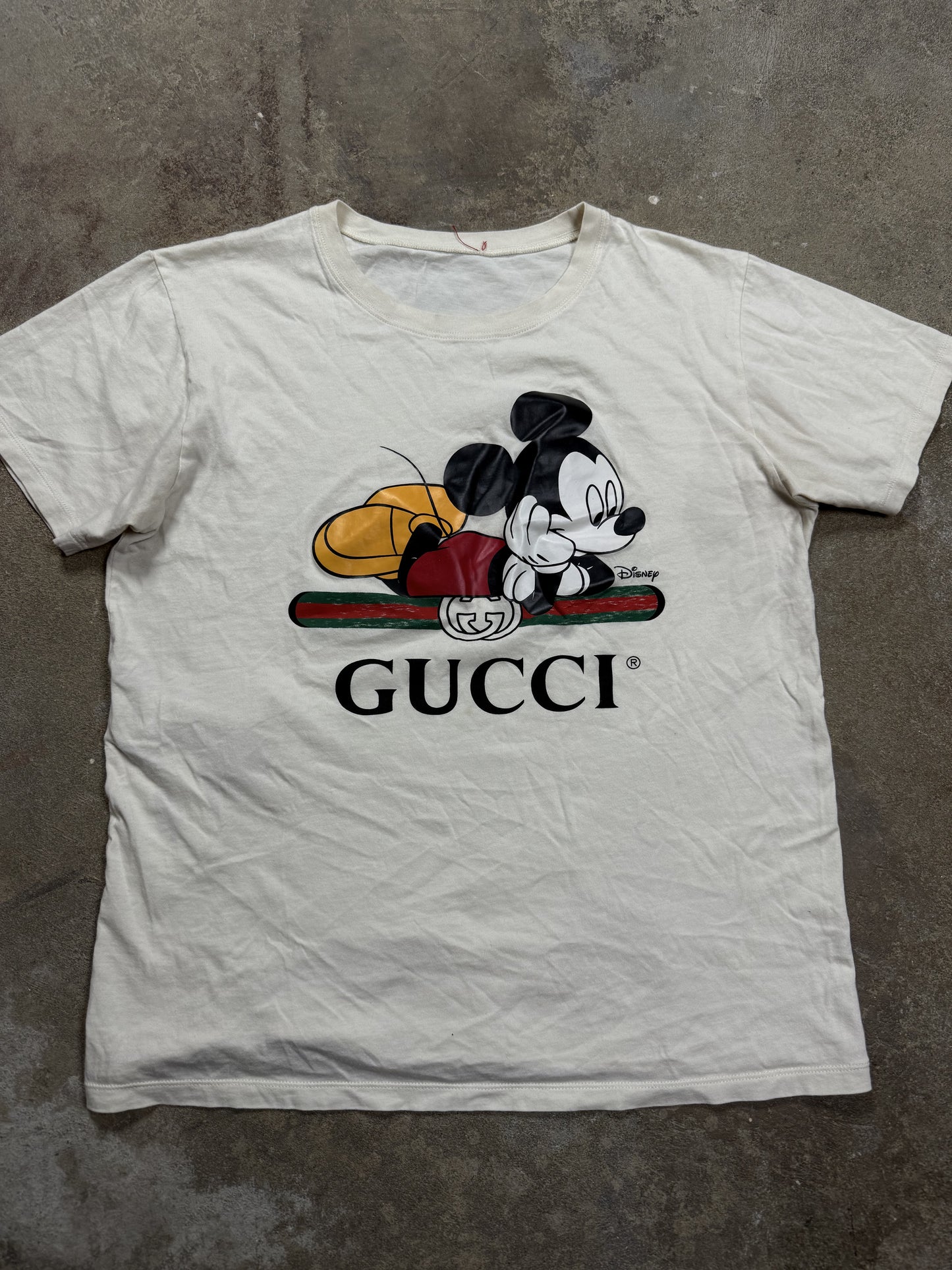 Gucci Mickey Mouse Tee Used Medium