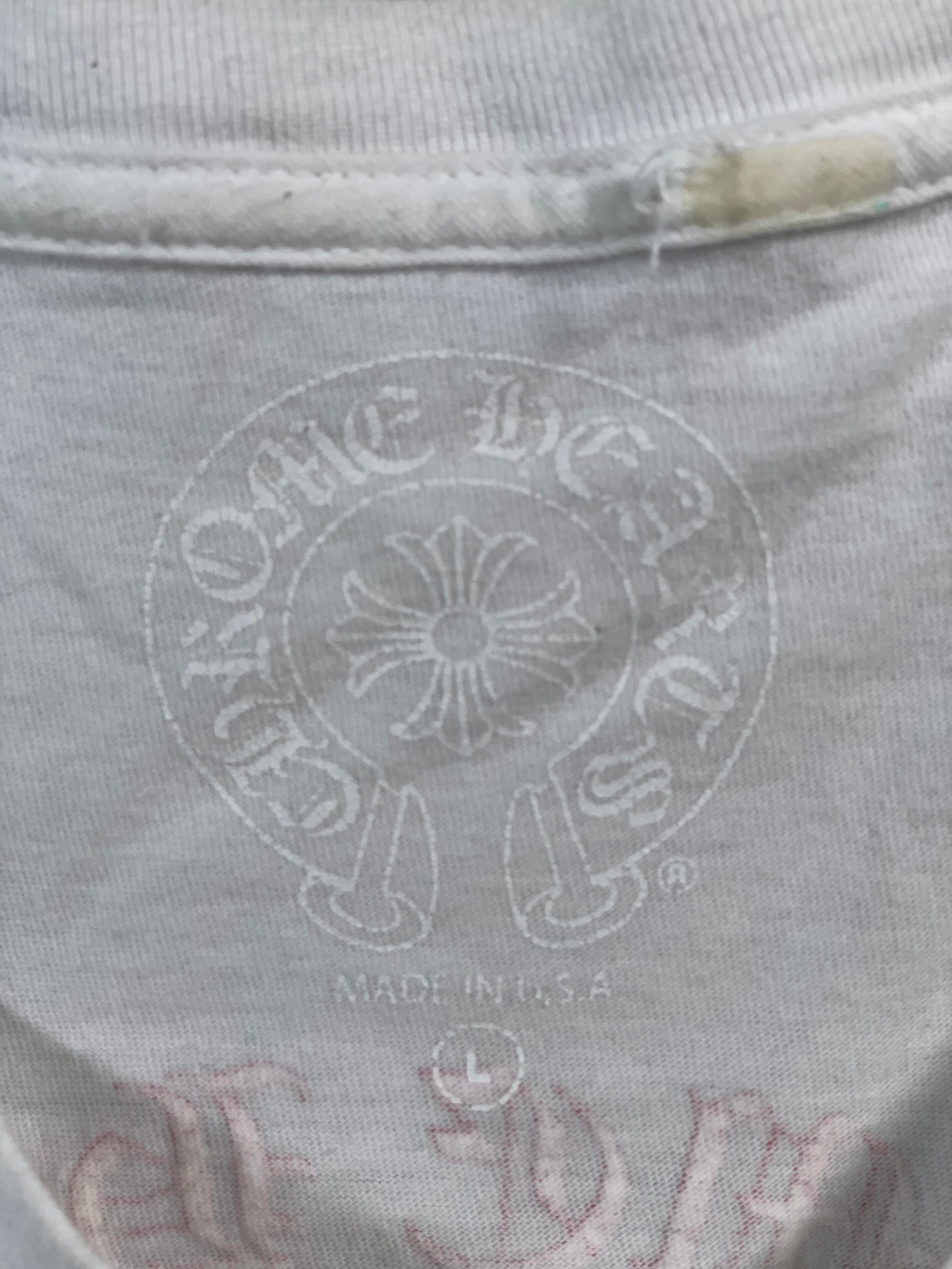 Chrome Hearts 'Circle Gradient' White Tee
