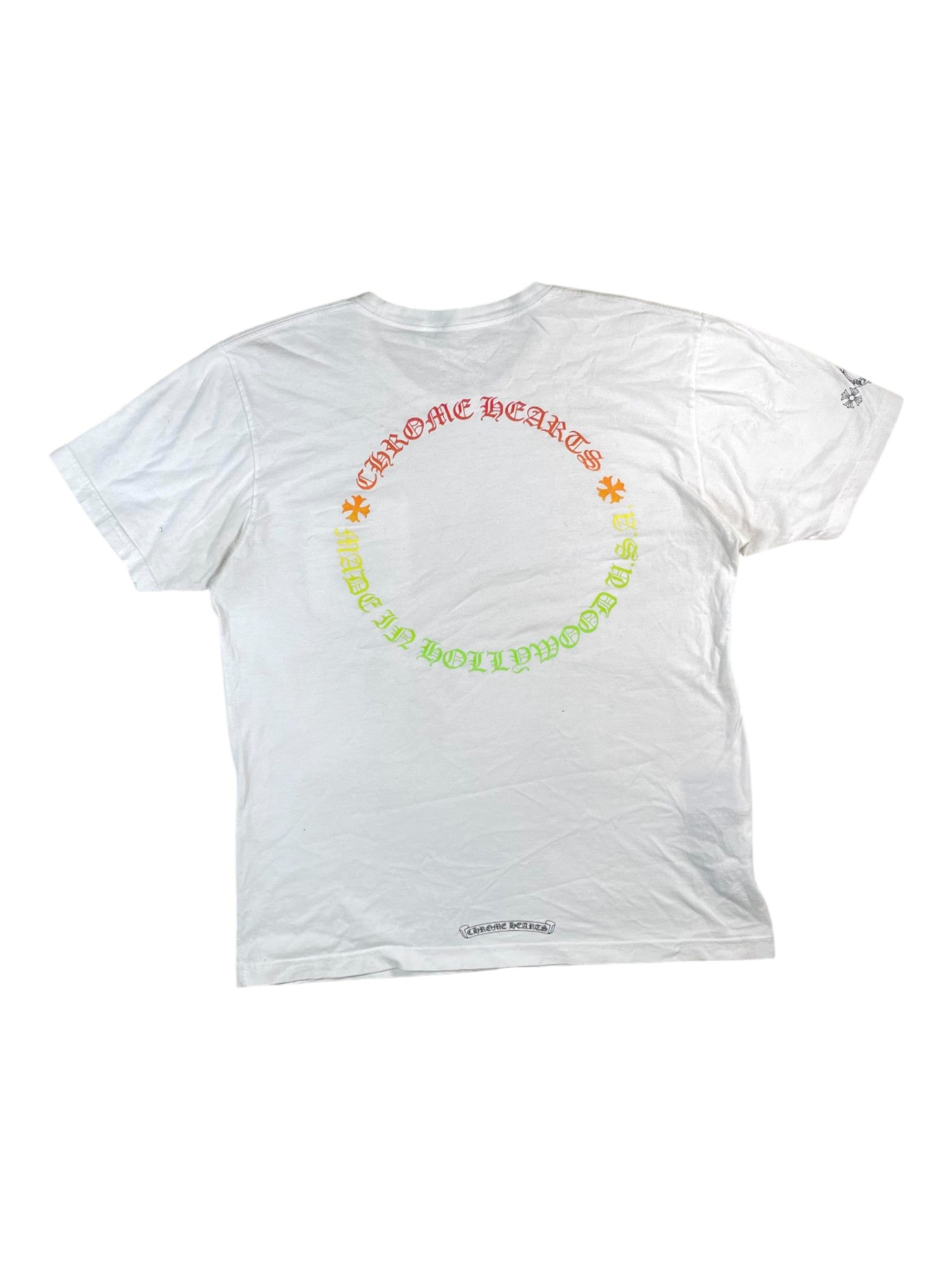 Chrome Hearts 'Circle Gradient' White Tee