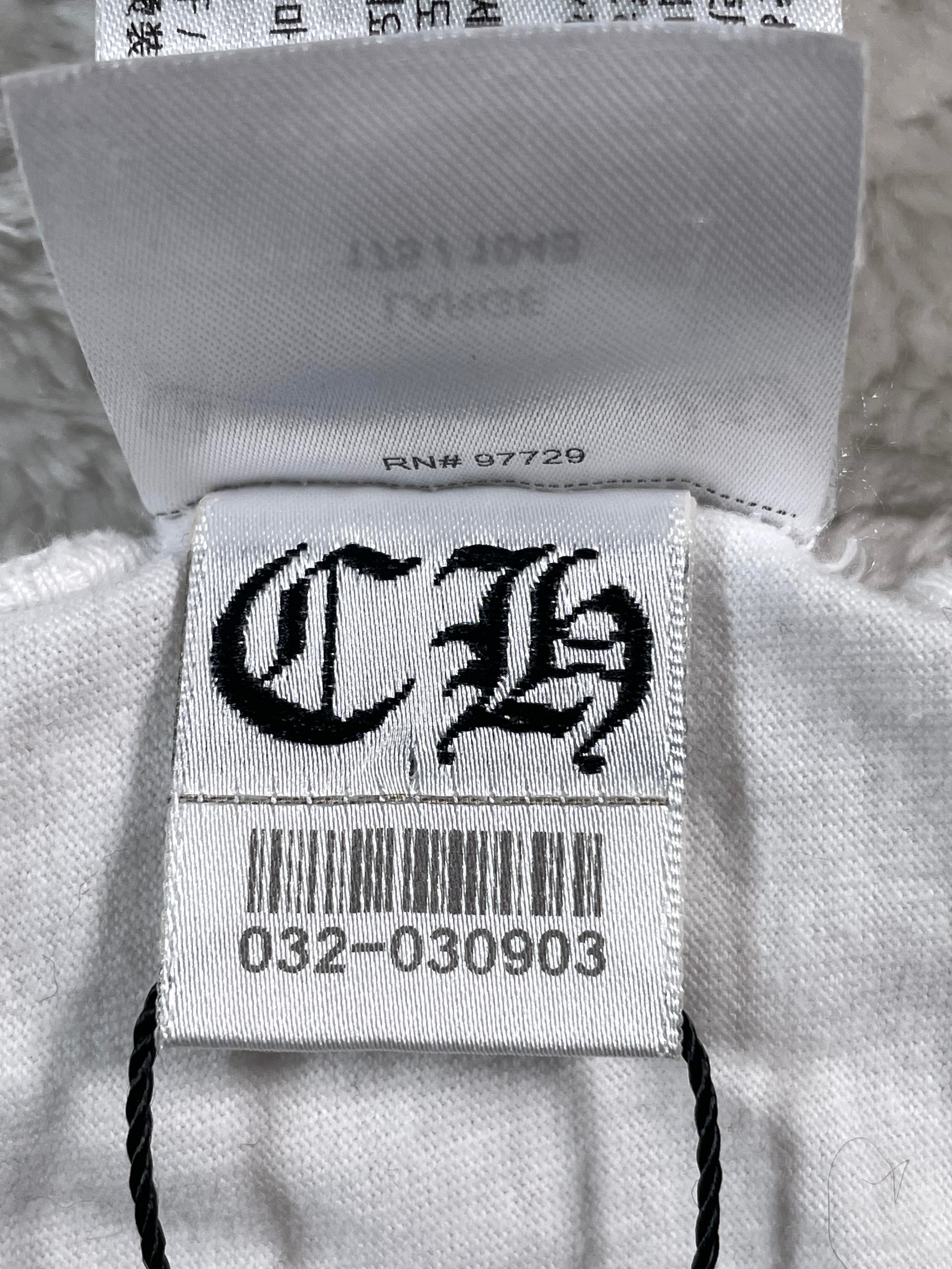 Chrome Hearts 'Circle Gradient' White Tee
