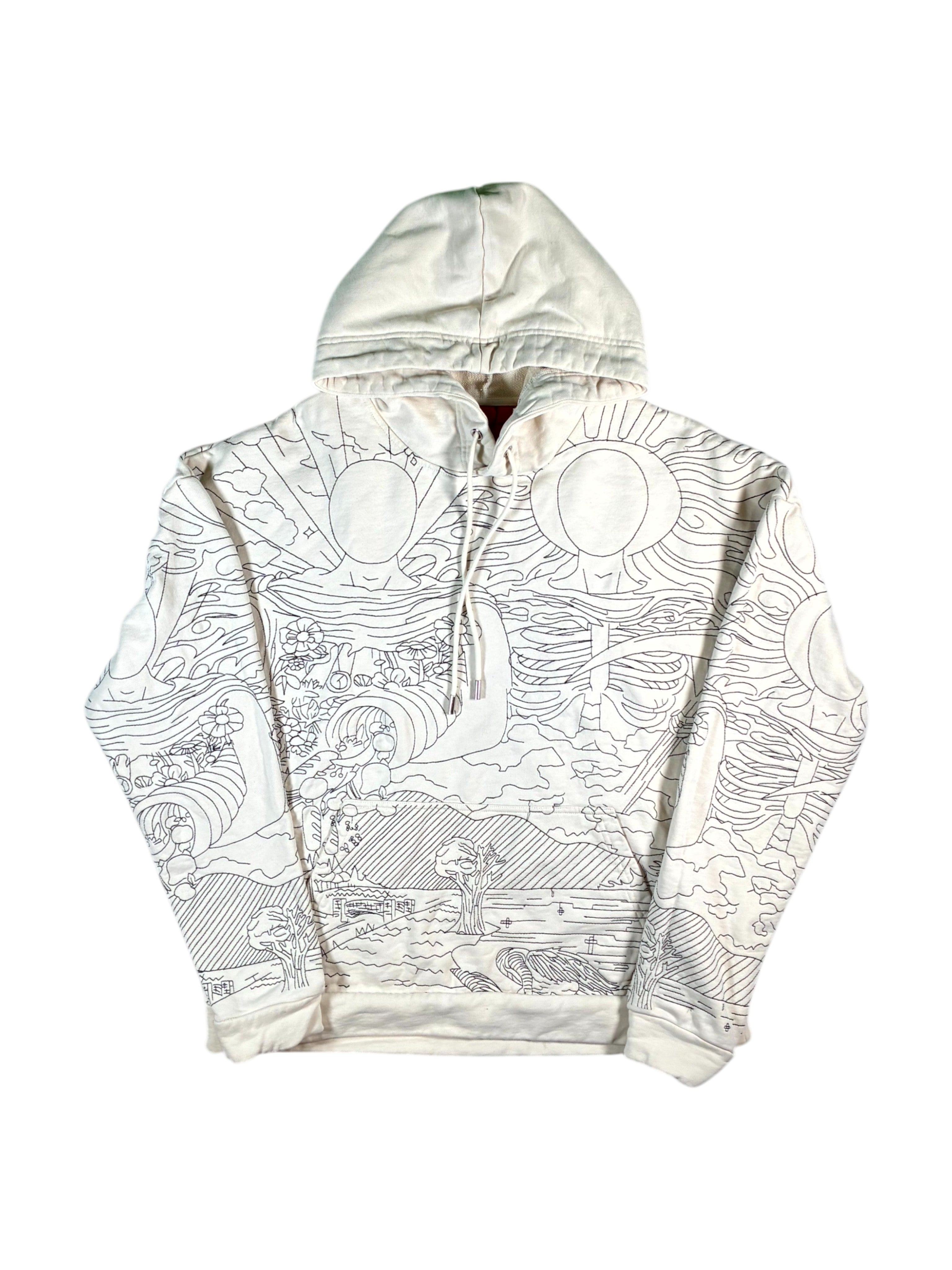 Who Decides War Duality Cream Hoodie