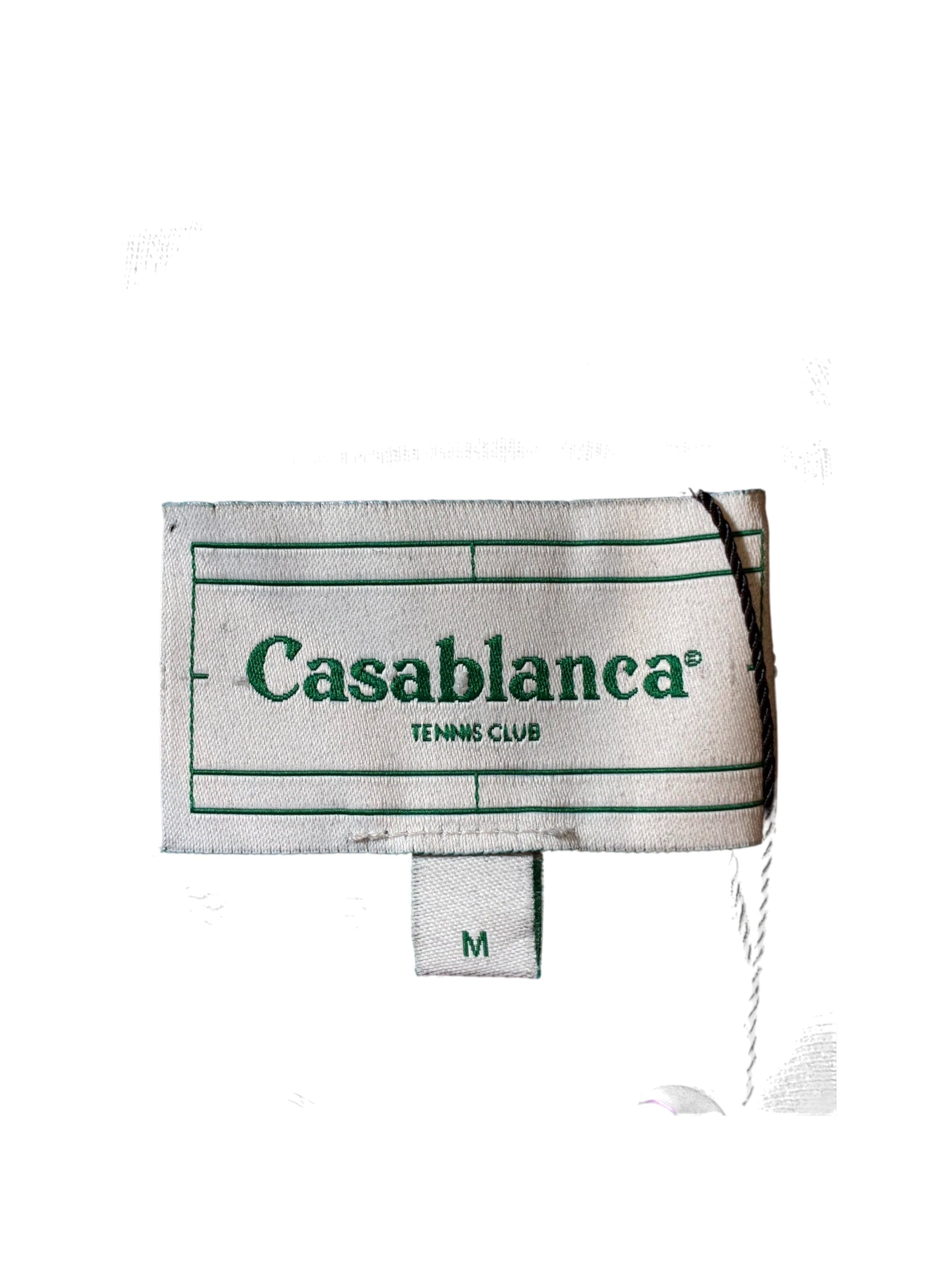 Casablanca Tennis Club Icon Embroidered Black Hoodie