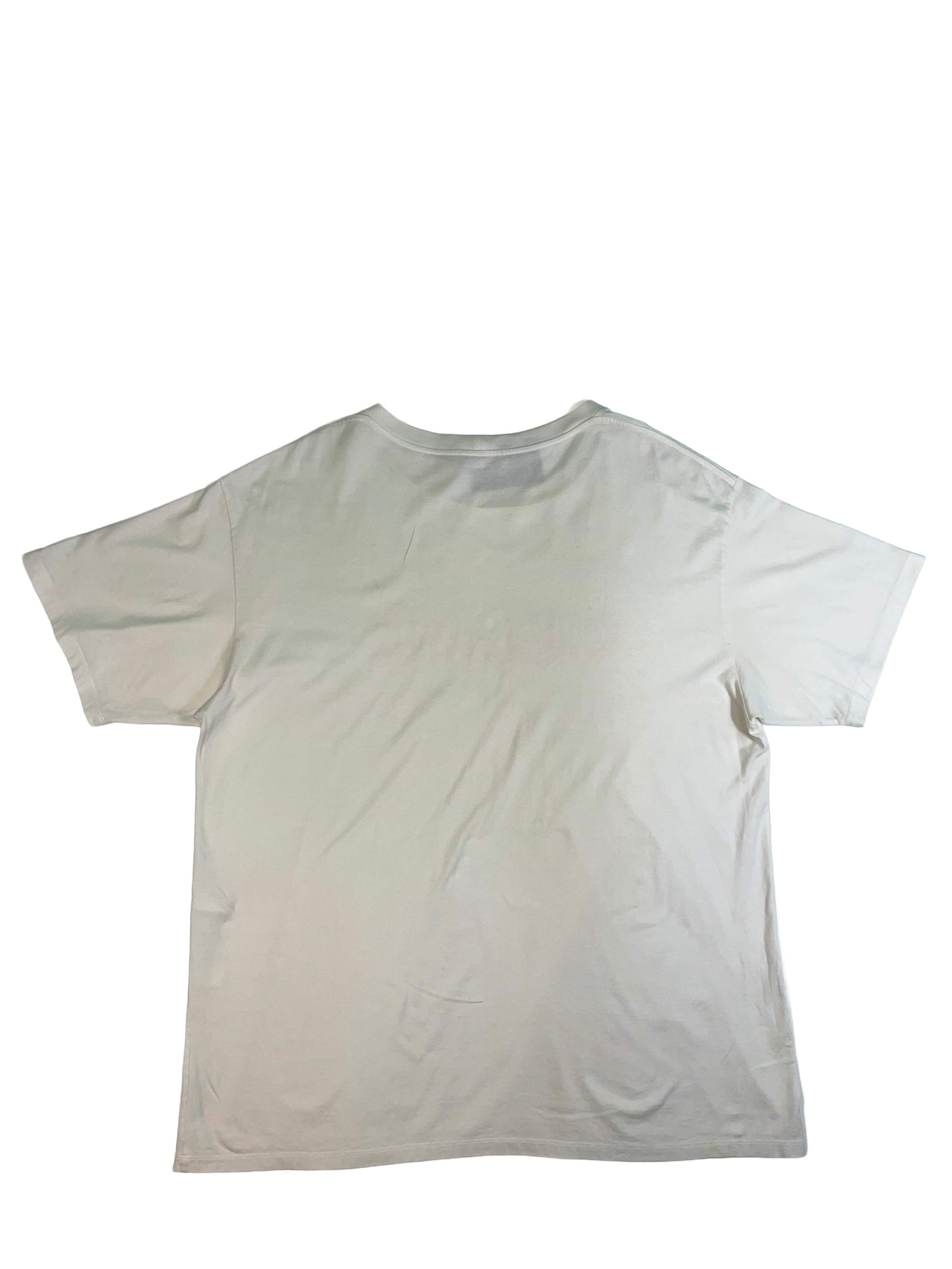 Celine Spellout Logo White, Pink & Yellow Tee