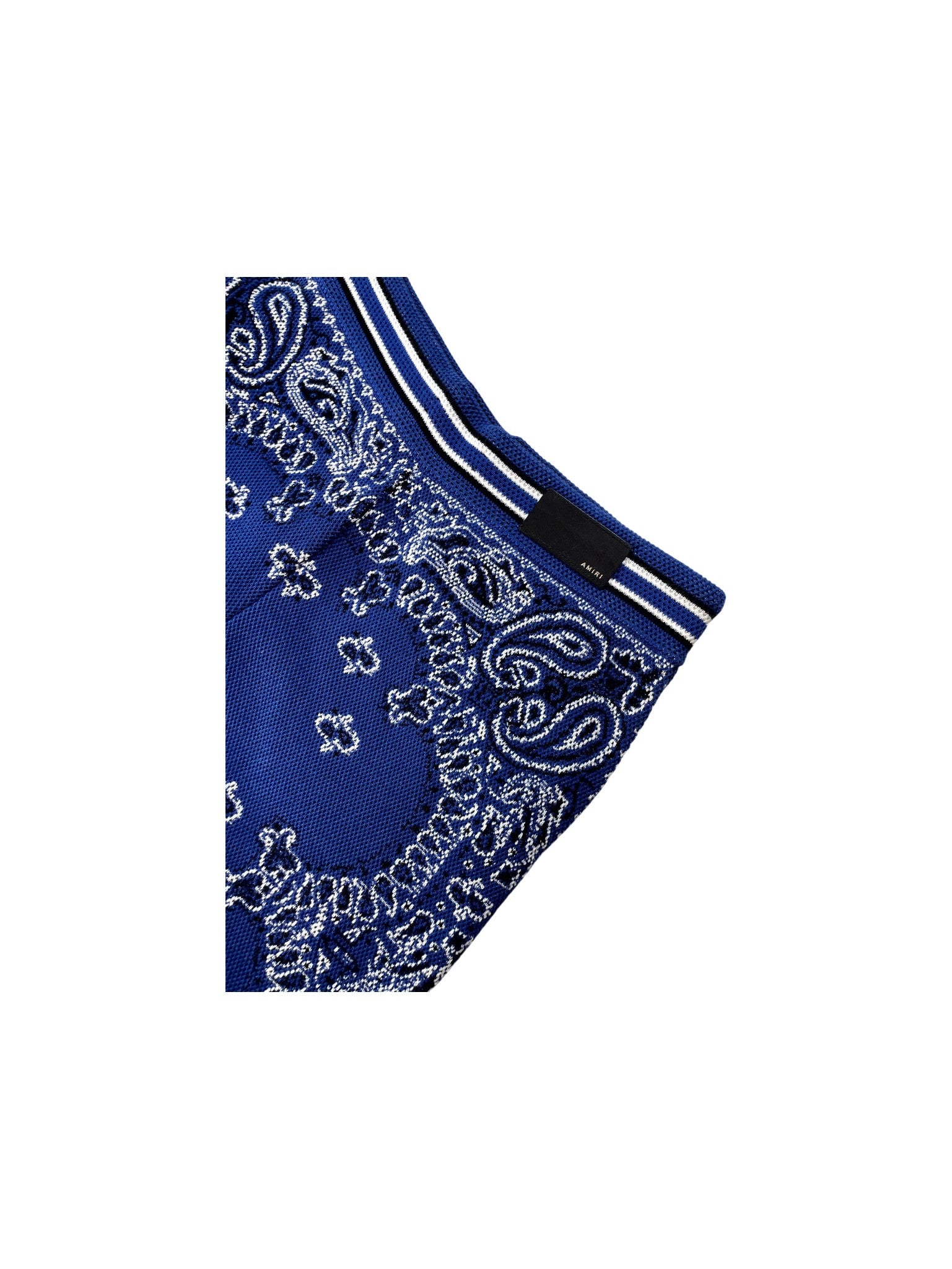 Amiri MA Knit Paisley Blue Sweats