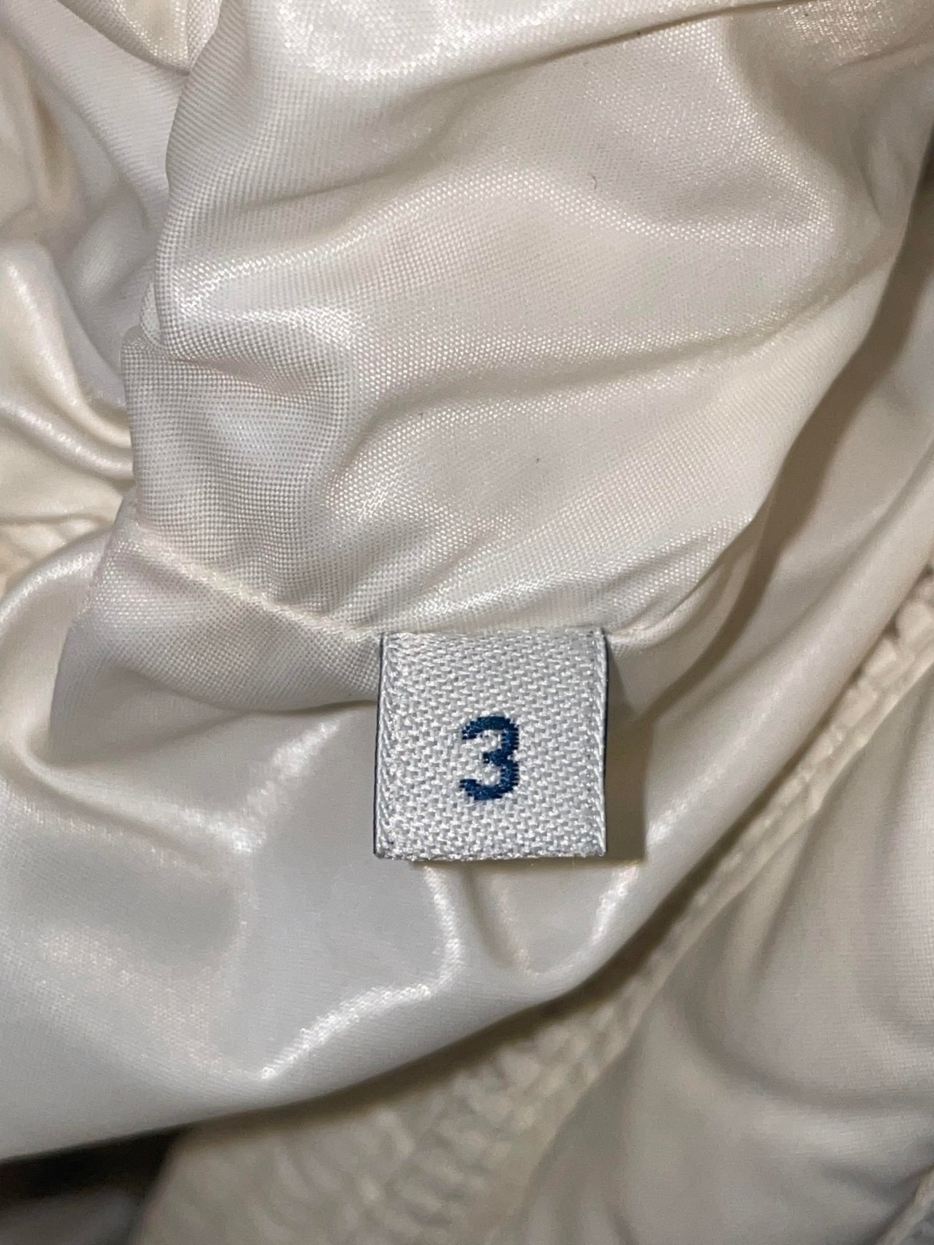 Moncler Womens Fur White Puffer Vest