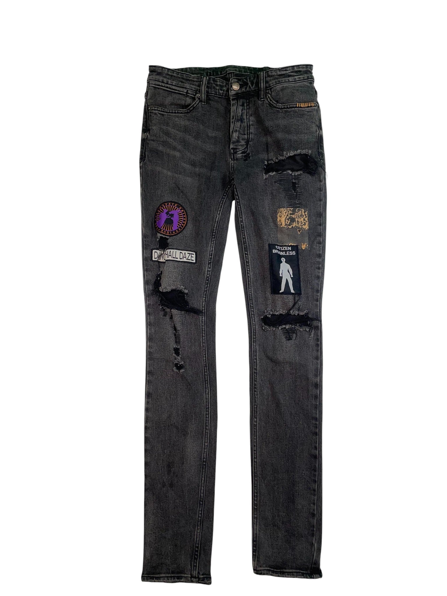 Ksubi 'Patchwork' Grey Jeans