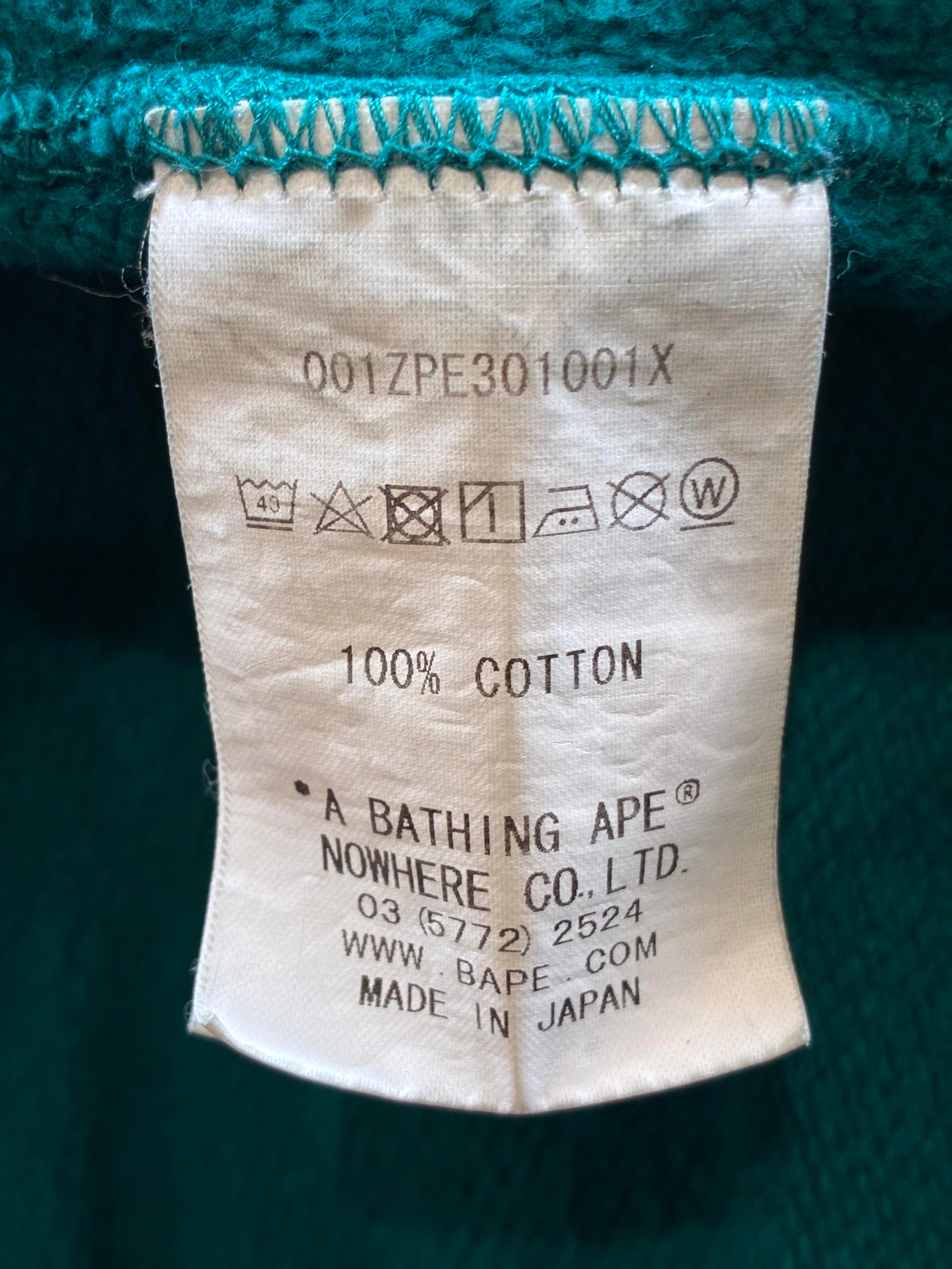 Bape 'Shark Split Camo Hood' Teal Zip Up