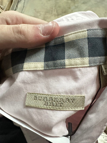 Burberry Button Up Pink Large Used