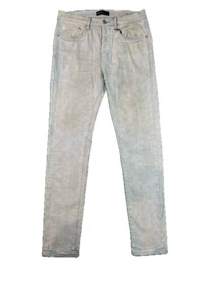 Purple Brand Monogram Light Wash Blue Jeans