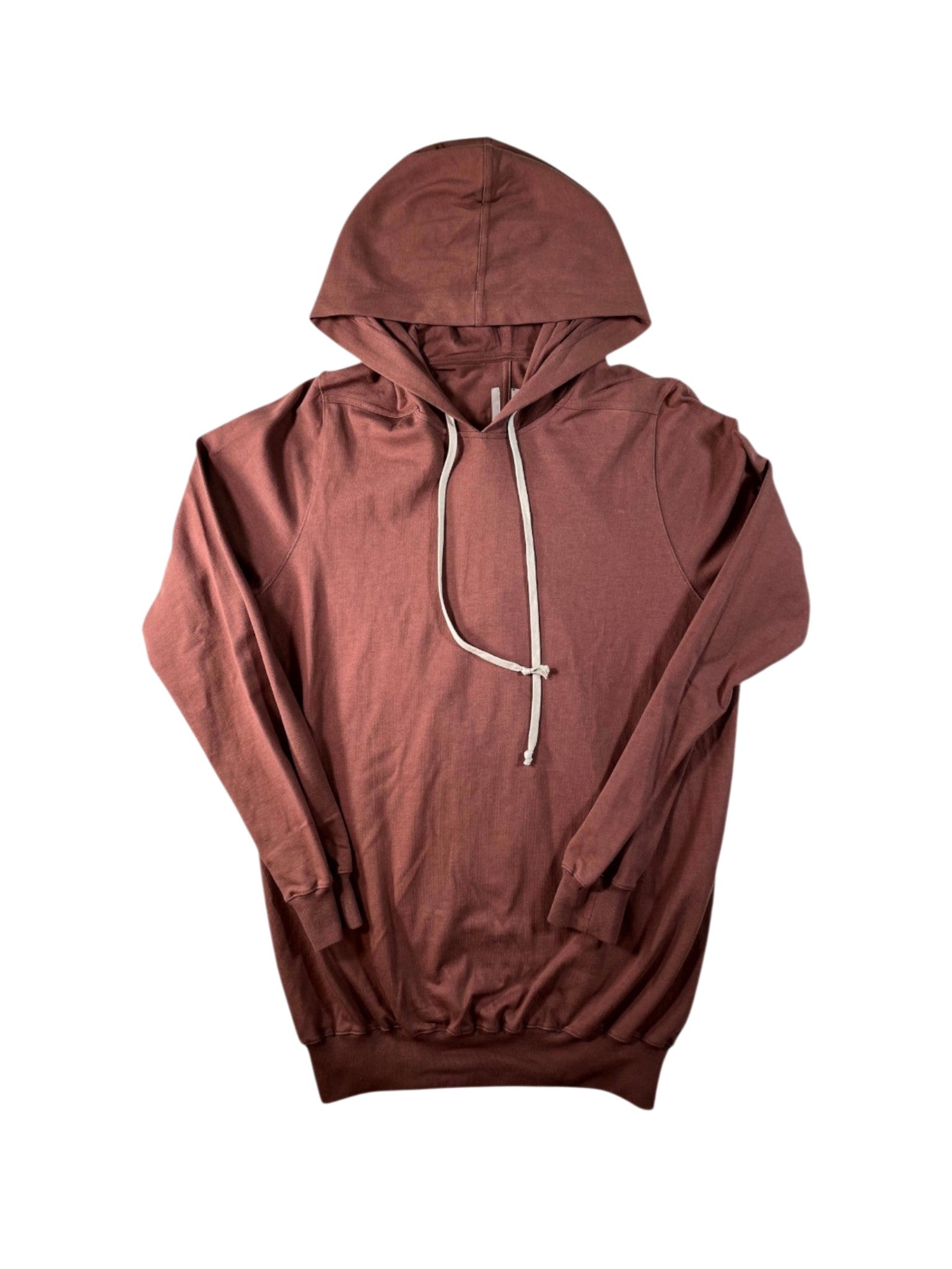 Rick Owens "Oversized Drawstring" Brown Hoodie