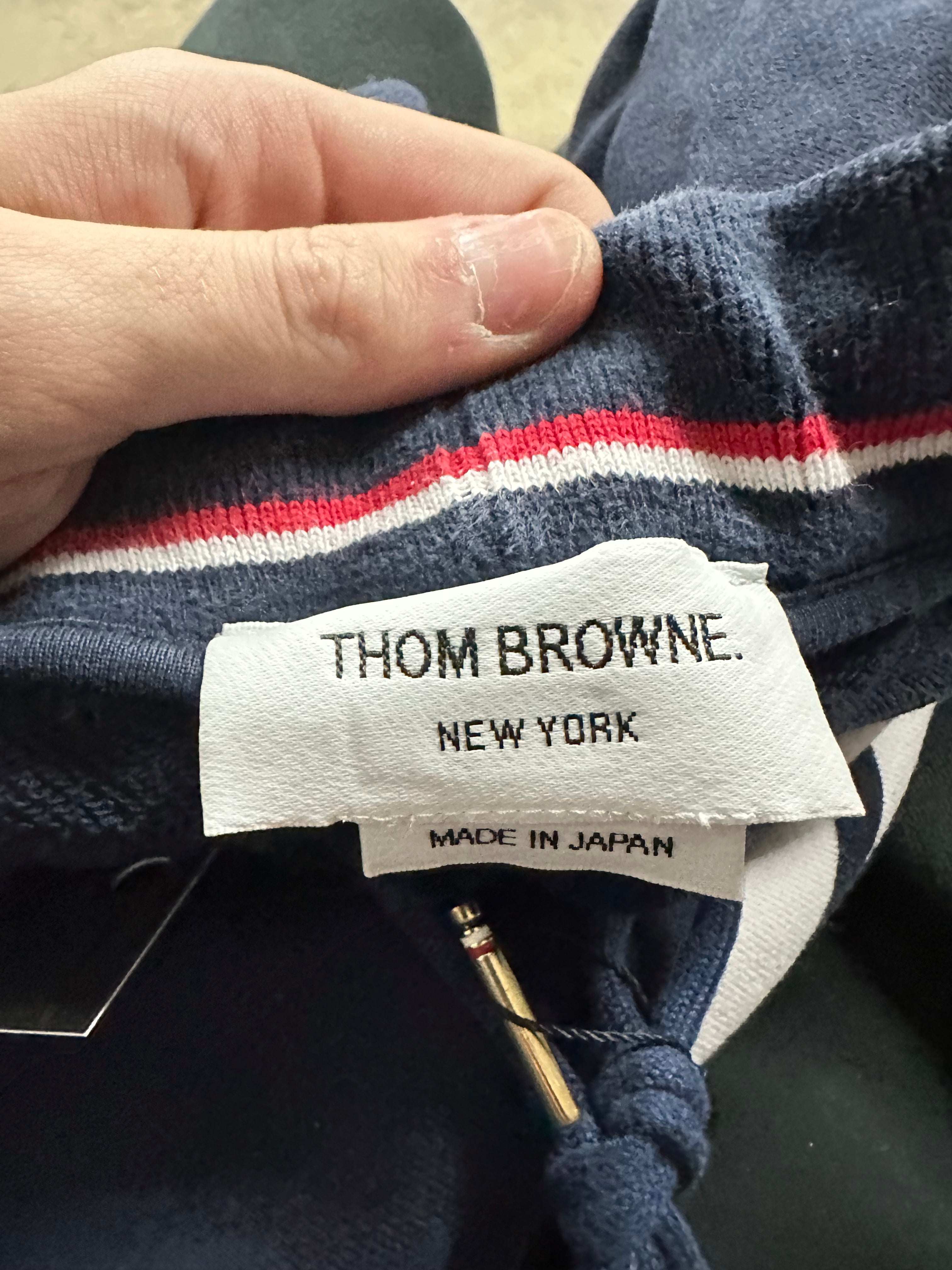 Thom Browne Navy Sweatpants