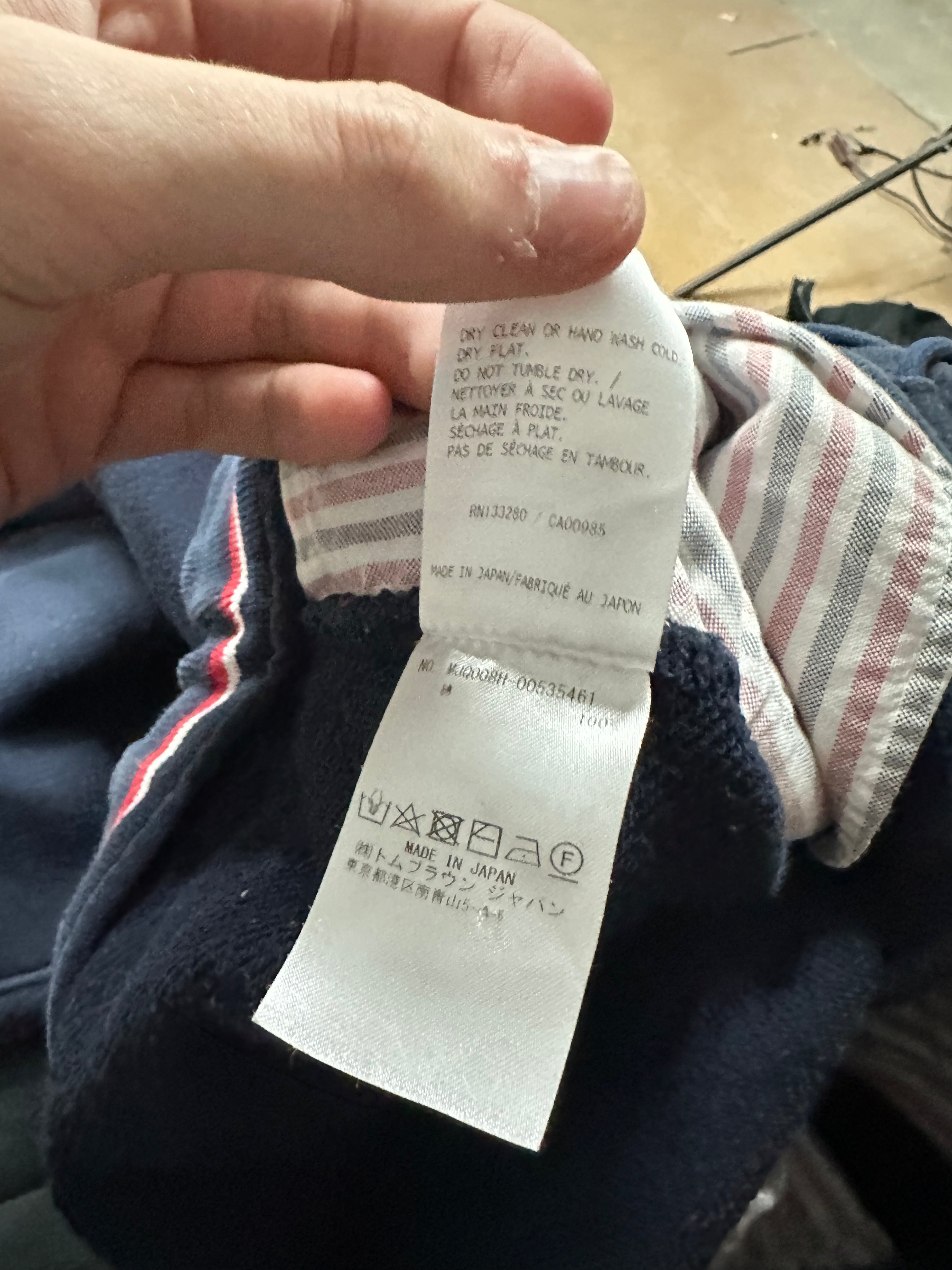 Thom Browne Navy Sweatpants