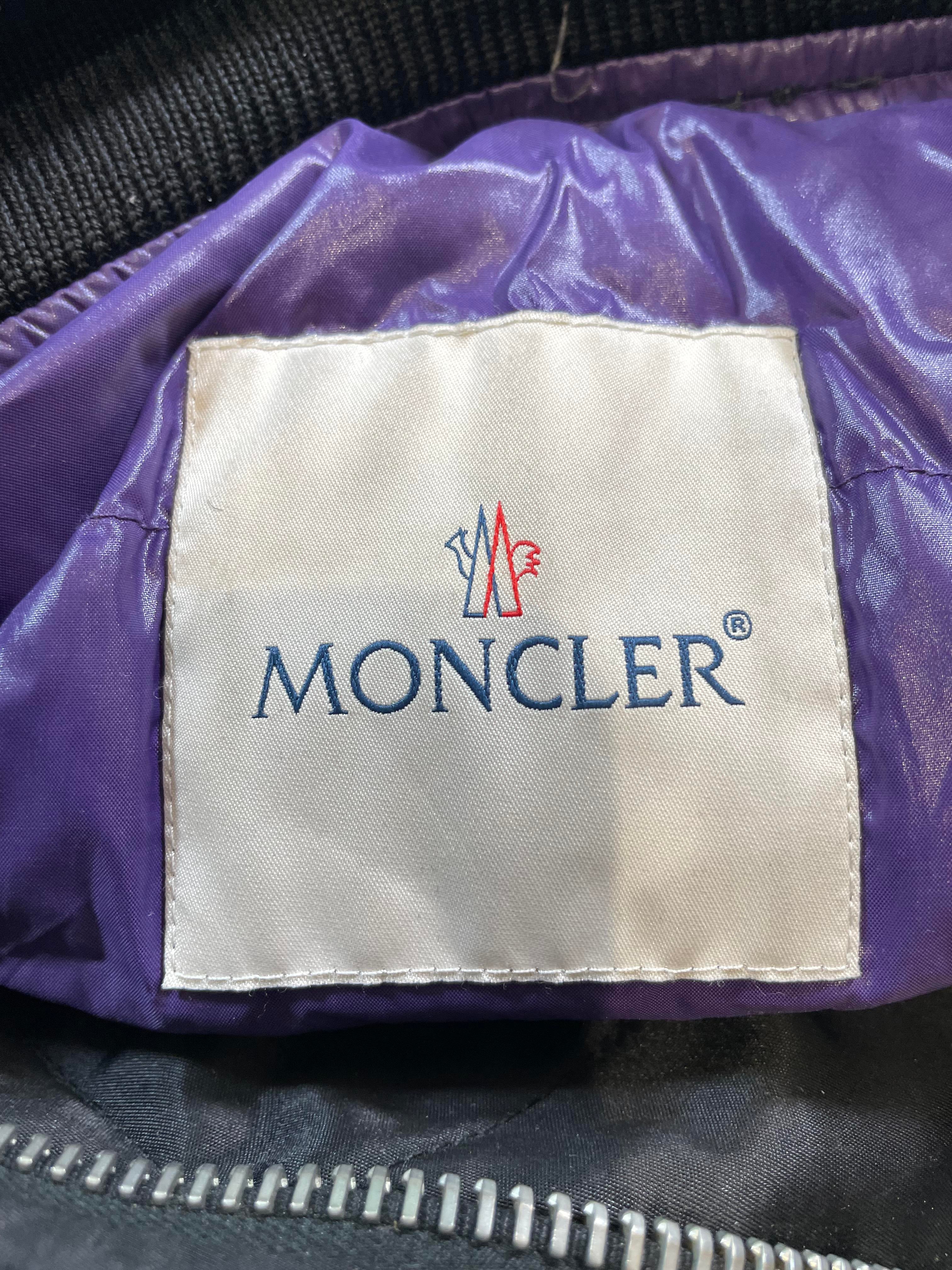 Moncler Palm Angels Red Spray Black Bomber Jacket