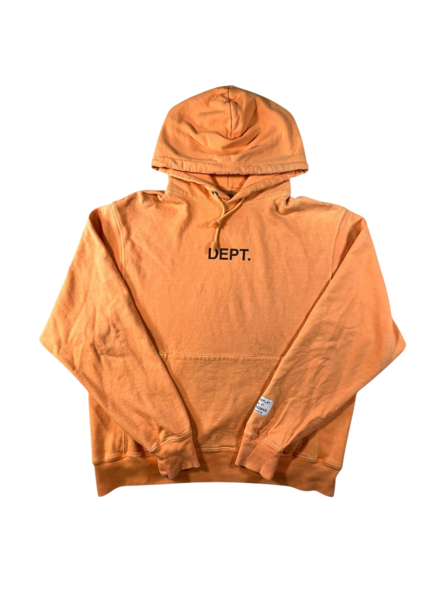 Gallery Dept "DEPT" Orange Hoodie
