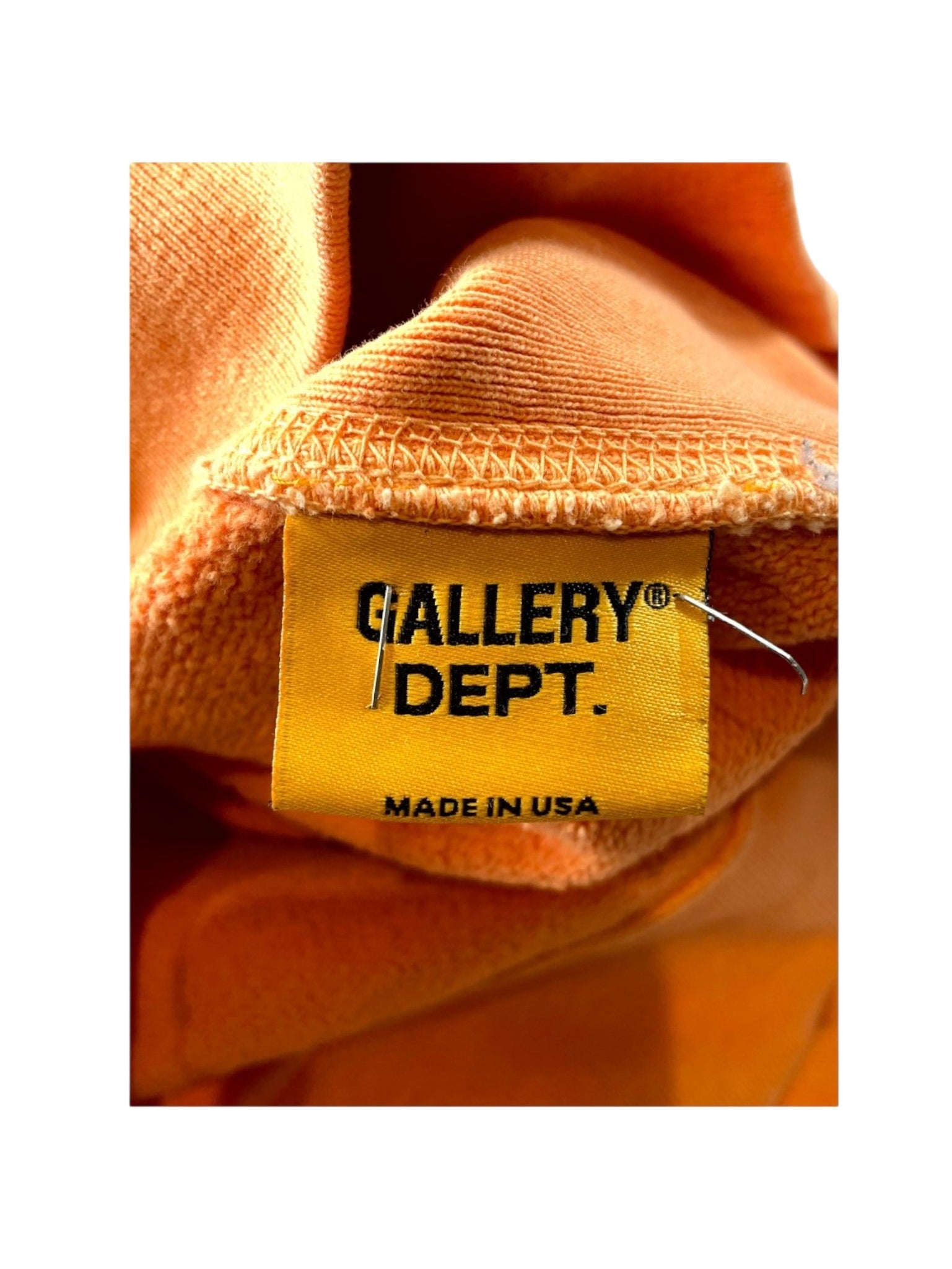 Gallery Dept "DEPT" Orange Hoodie