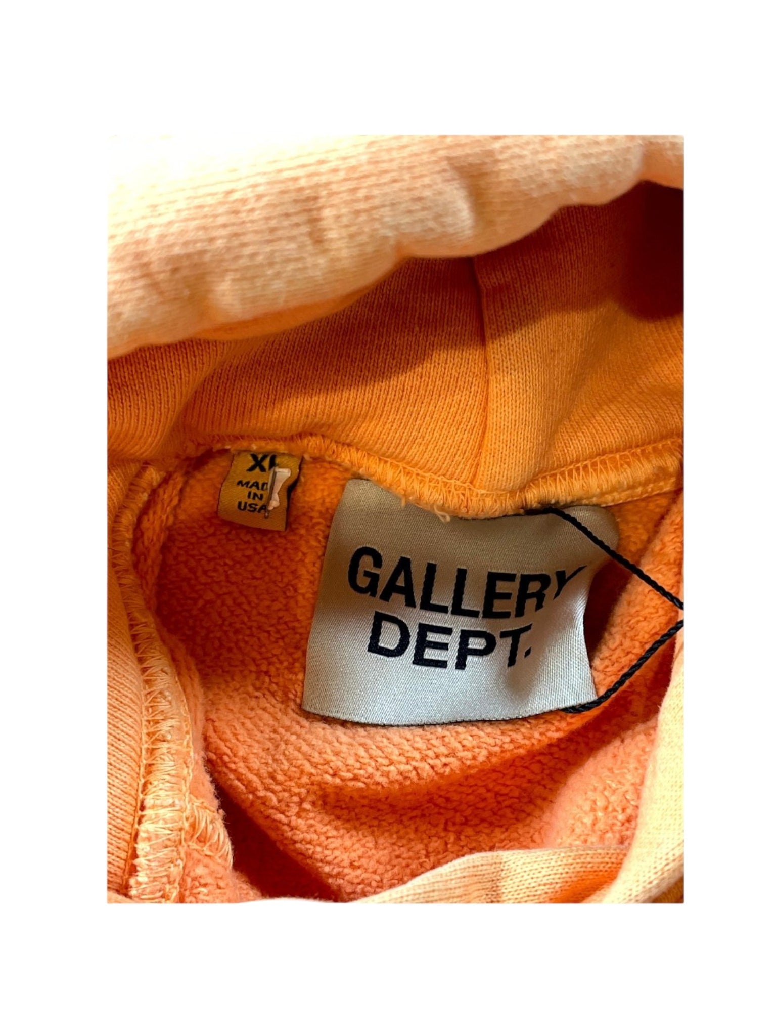 Gallery Dept "DEPT" Orange Hoodie
