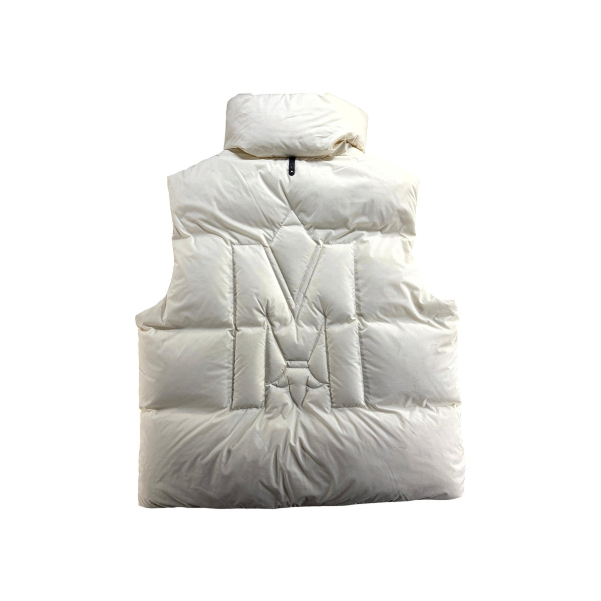 Mackage Mackage Embroidered Logo Cream Puffer Vest
