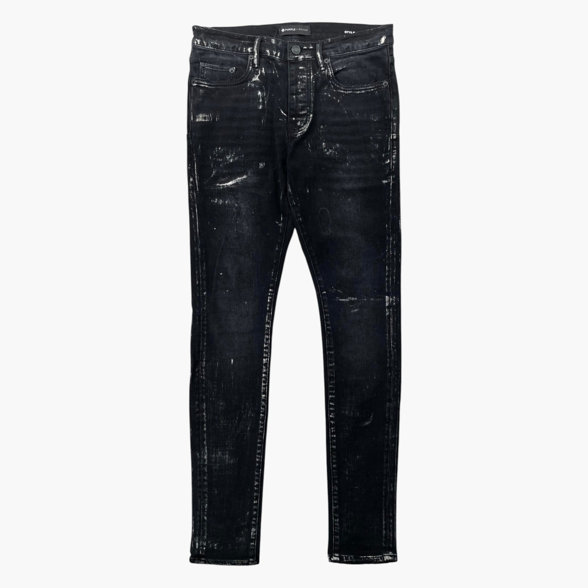 Purple Brand Black Silver Jeans