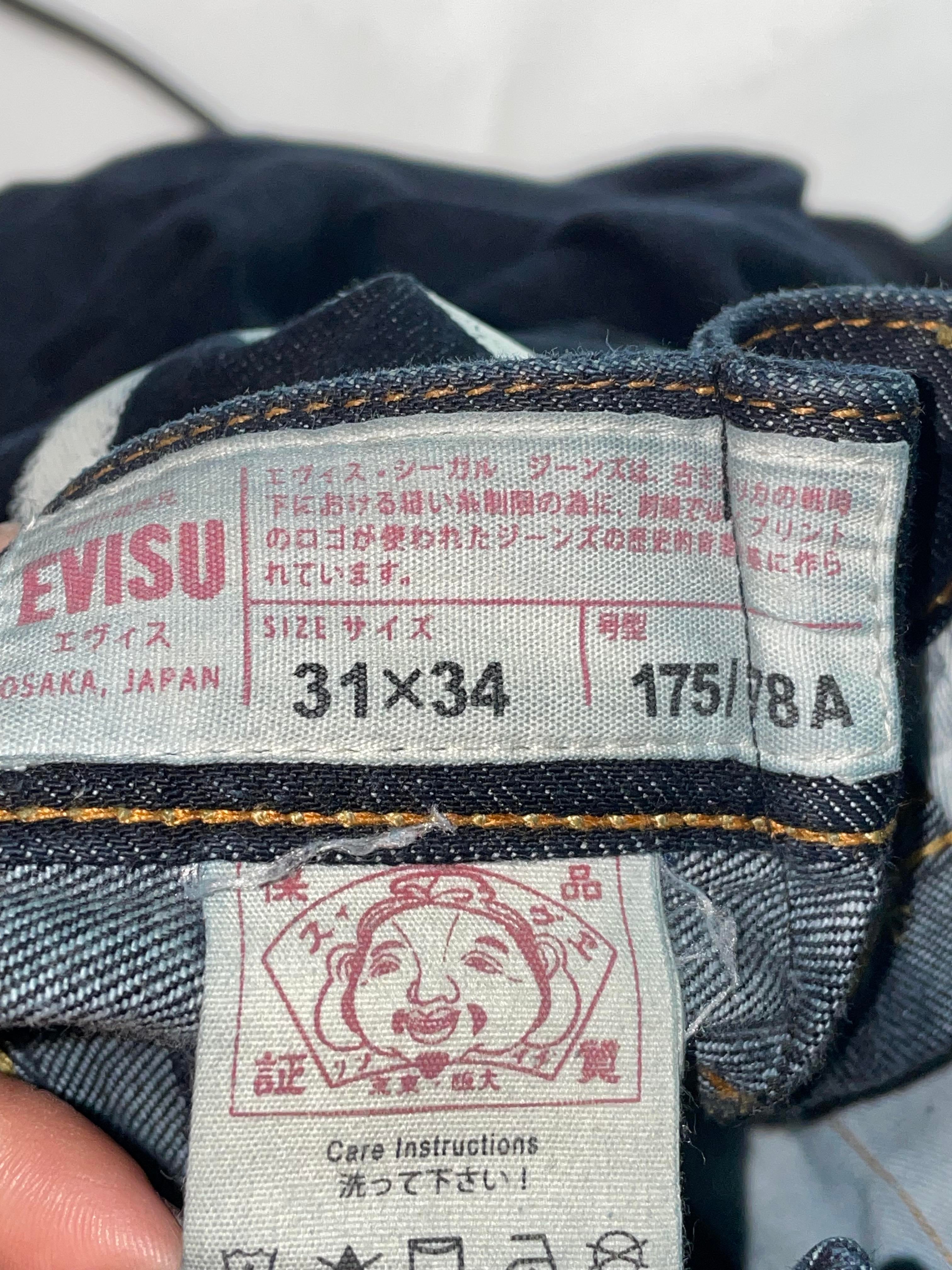 Evisu 'Dark Selvedge' Jeans