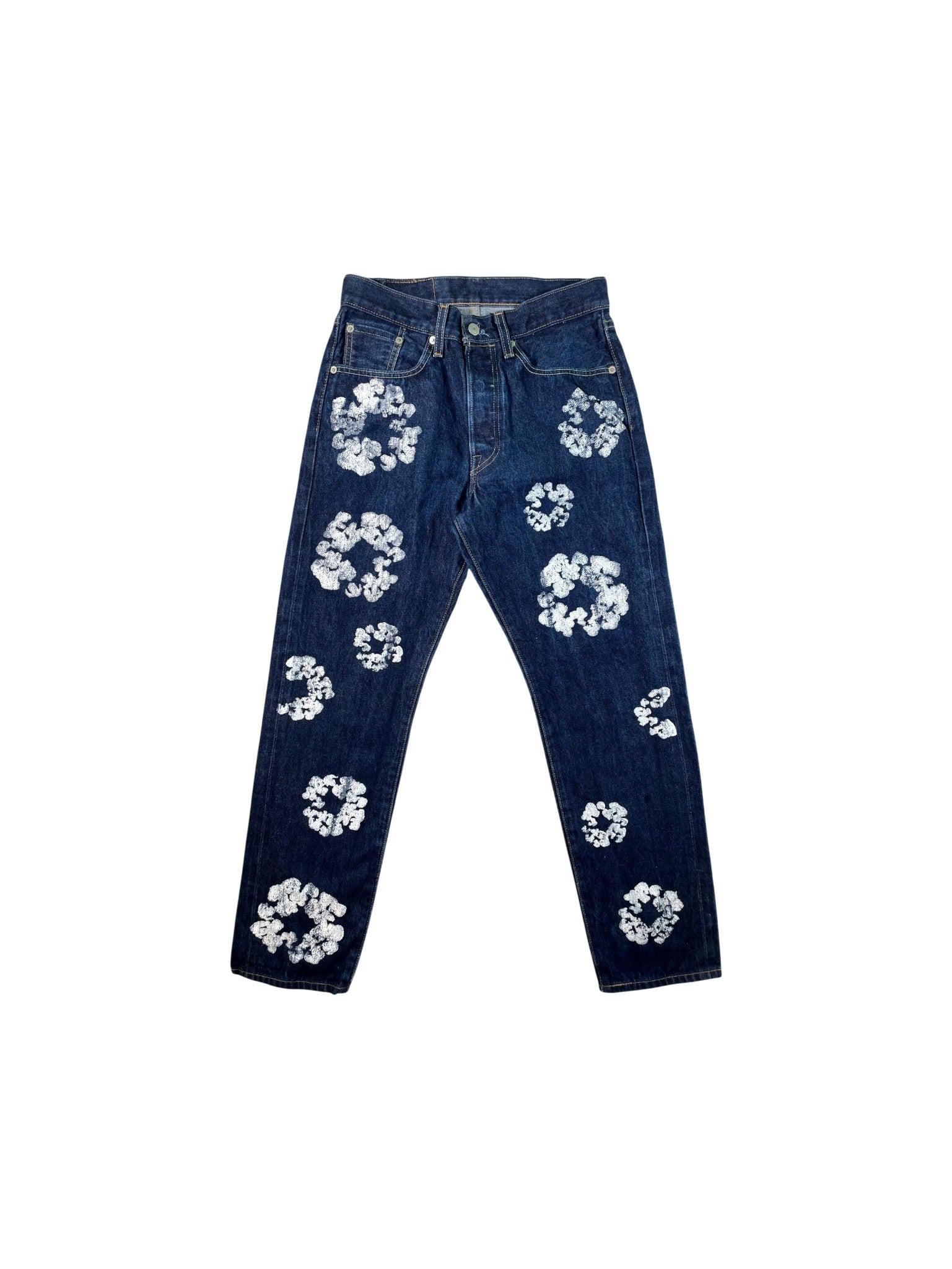 Denim Tears Cotton Wreath Navy Jeans