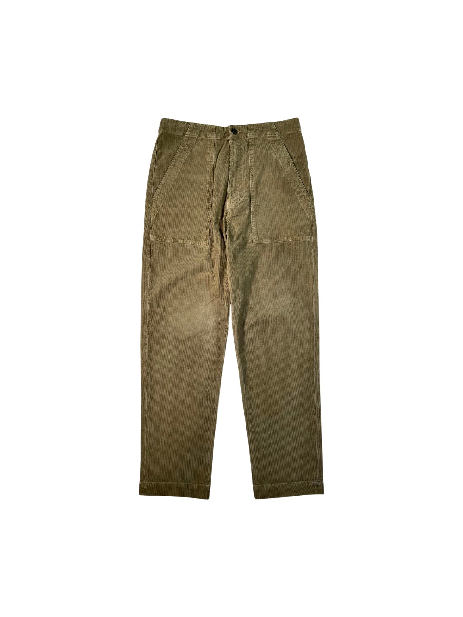 The Row "Corduroy Railway" Tan Pants
