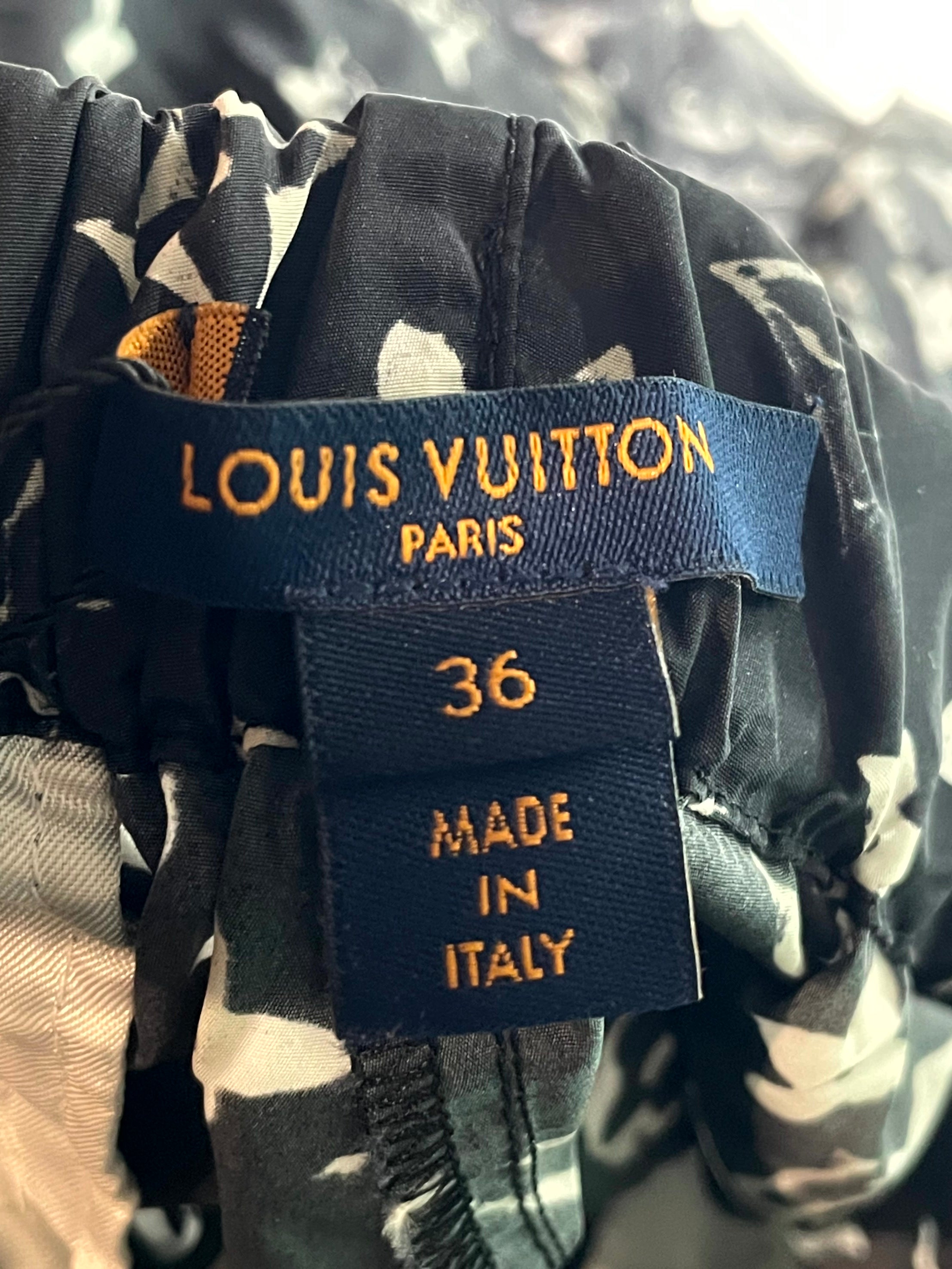 Louis Vuitton Monogram Black Track Pants