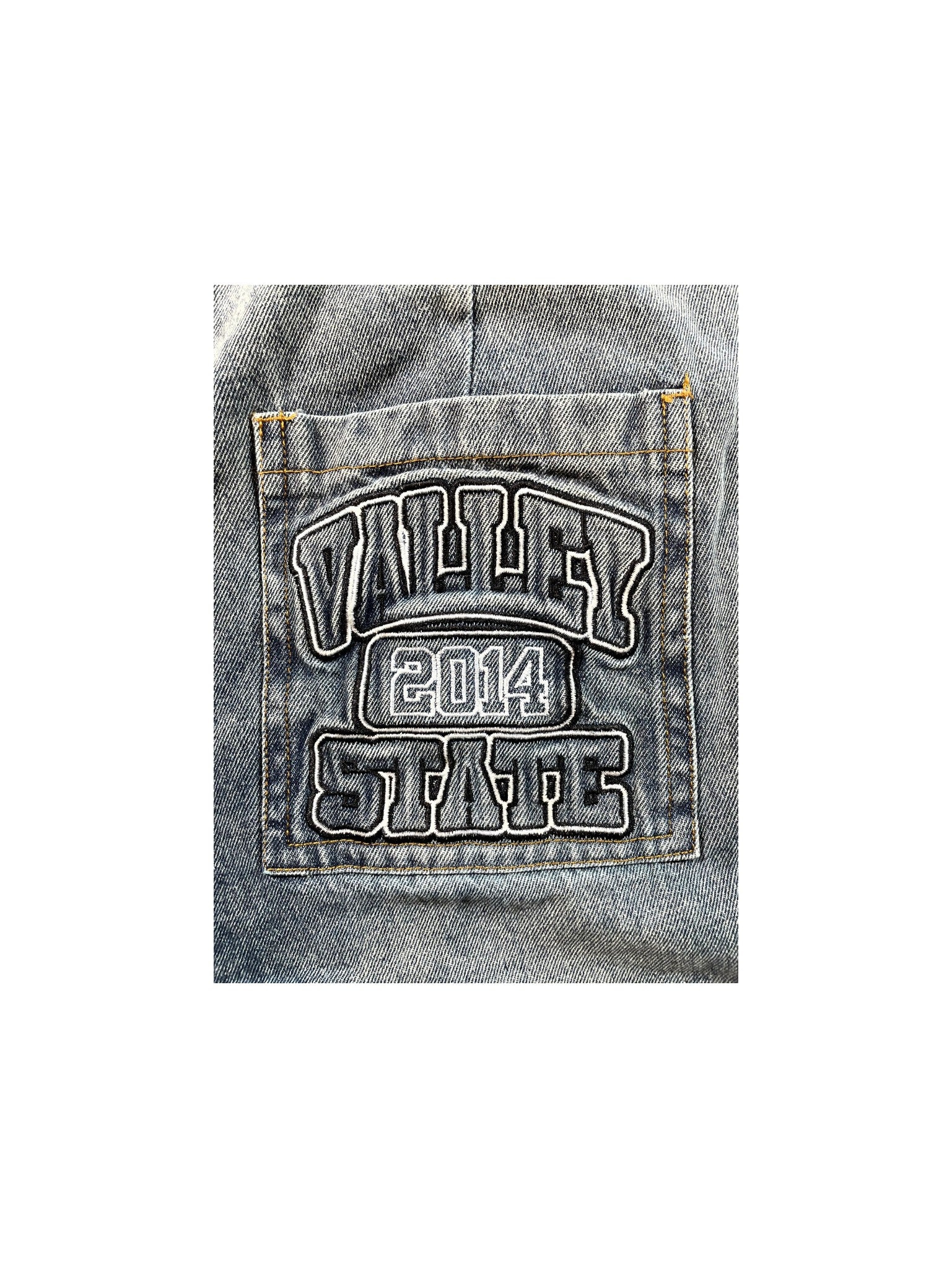 Vale Stripe Dark Wash & Cream Jeans