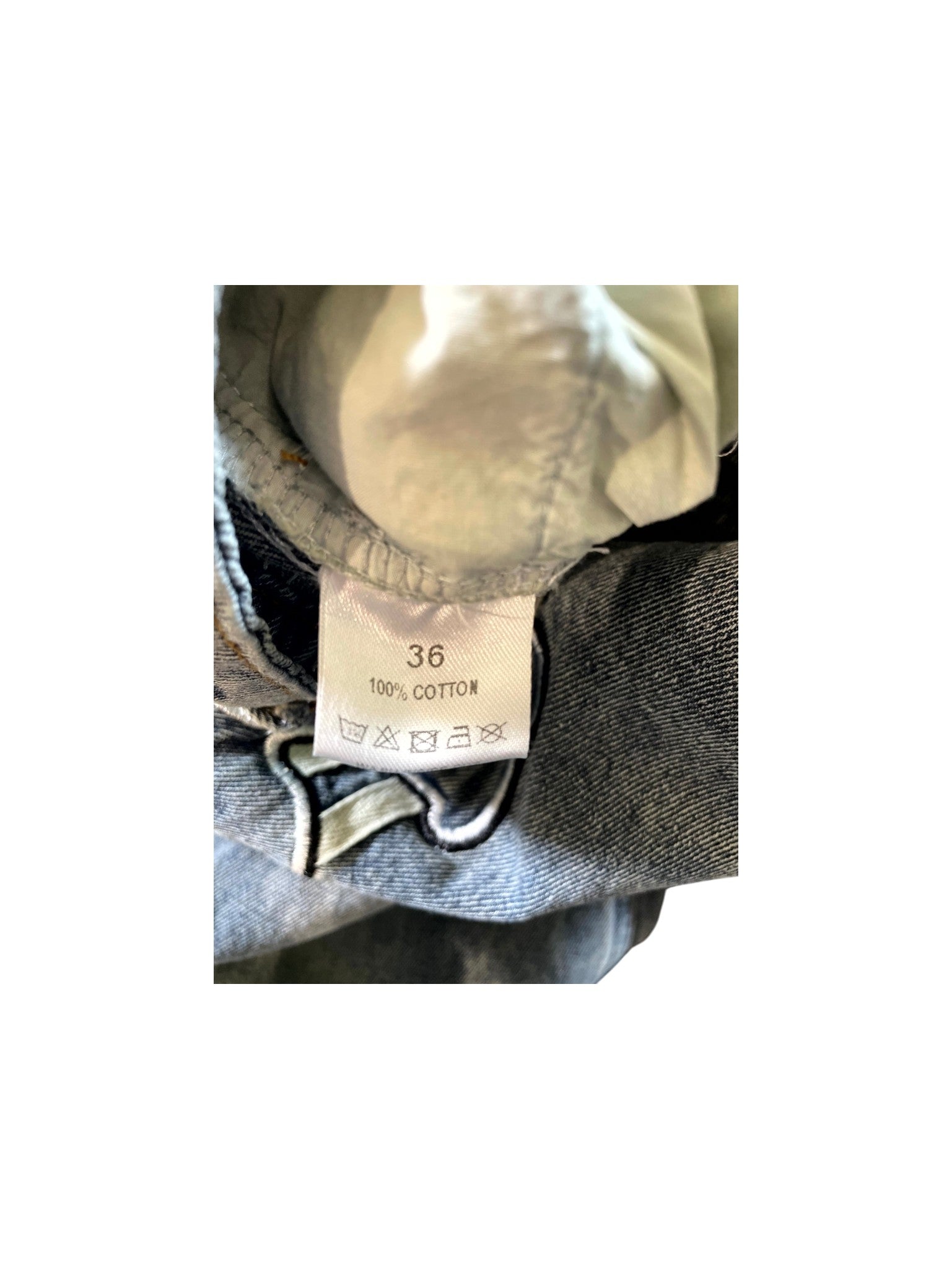 Vale Stripe Dark Wash & Cream Jeans