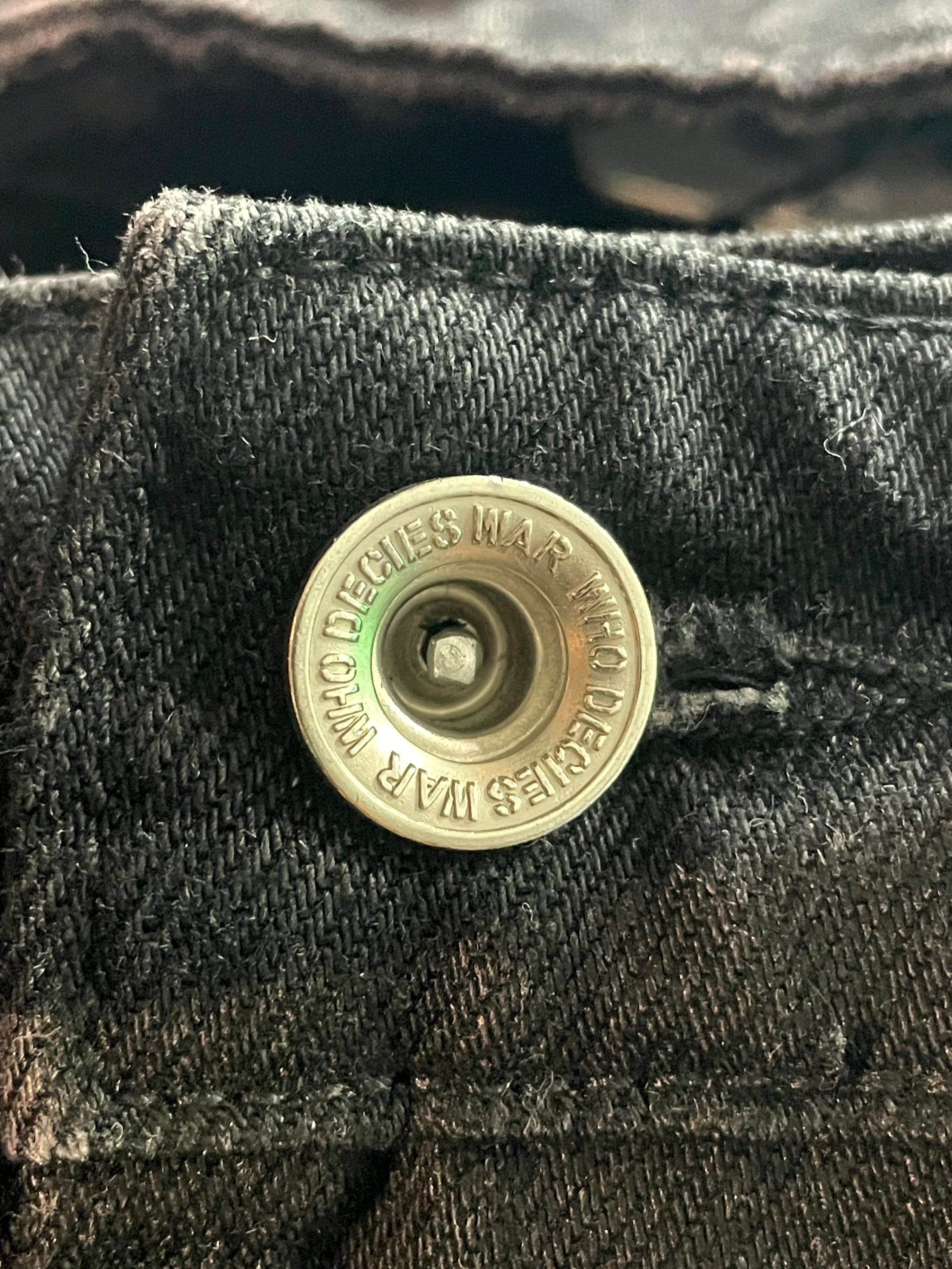 Who Decides War Flyaway Black Jeans