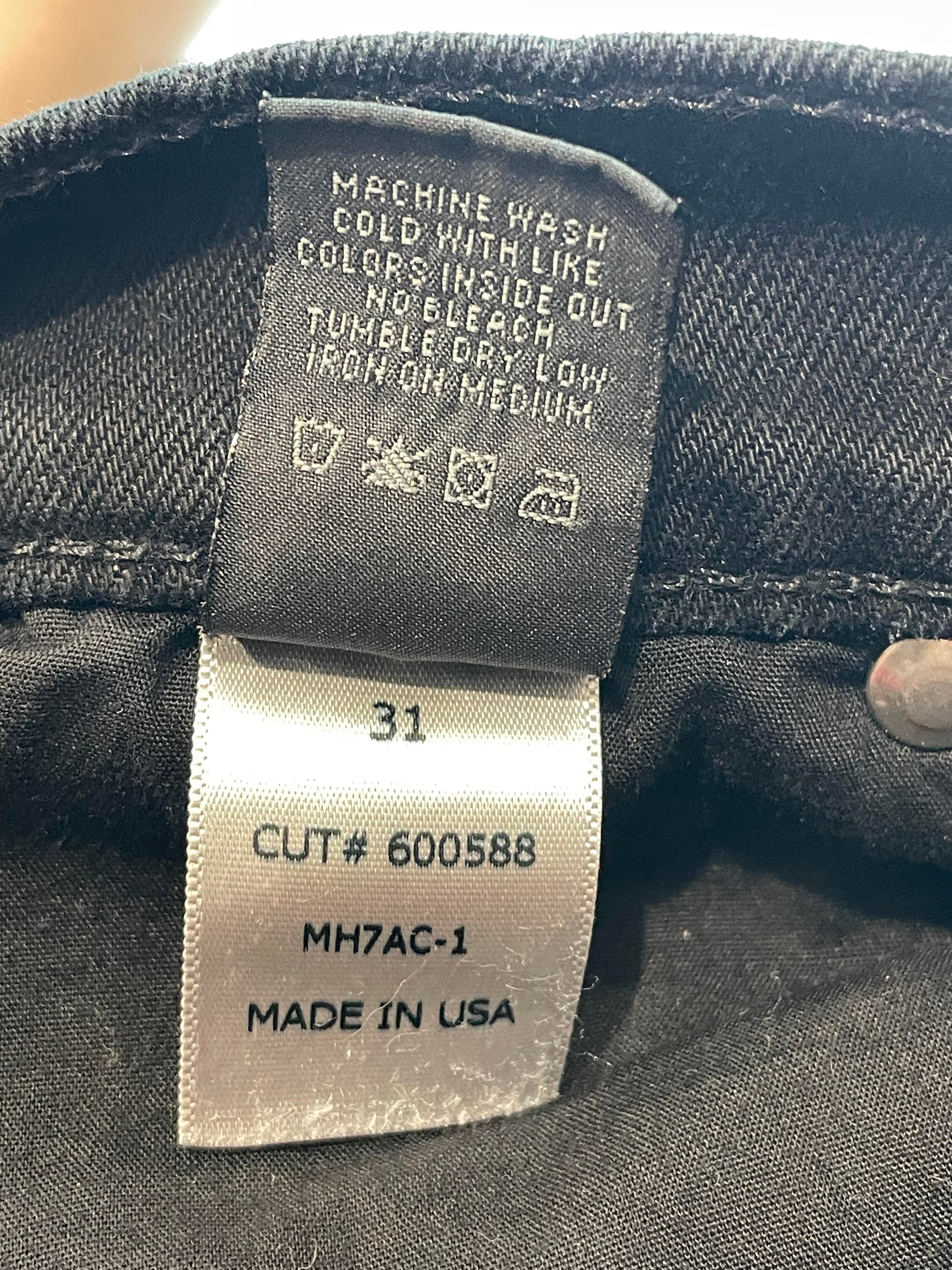 RTA Black White Sinner Jeans