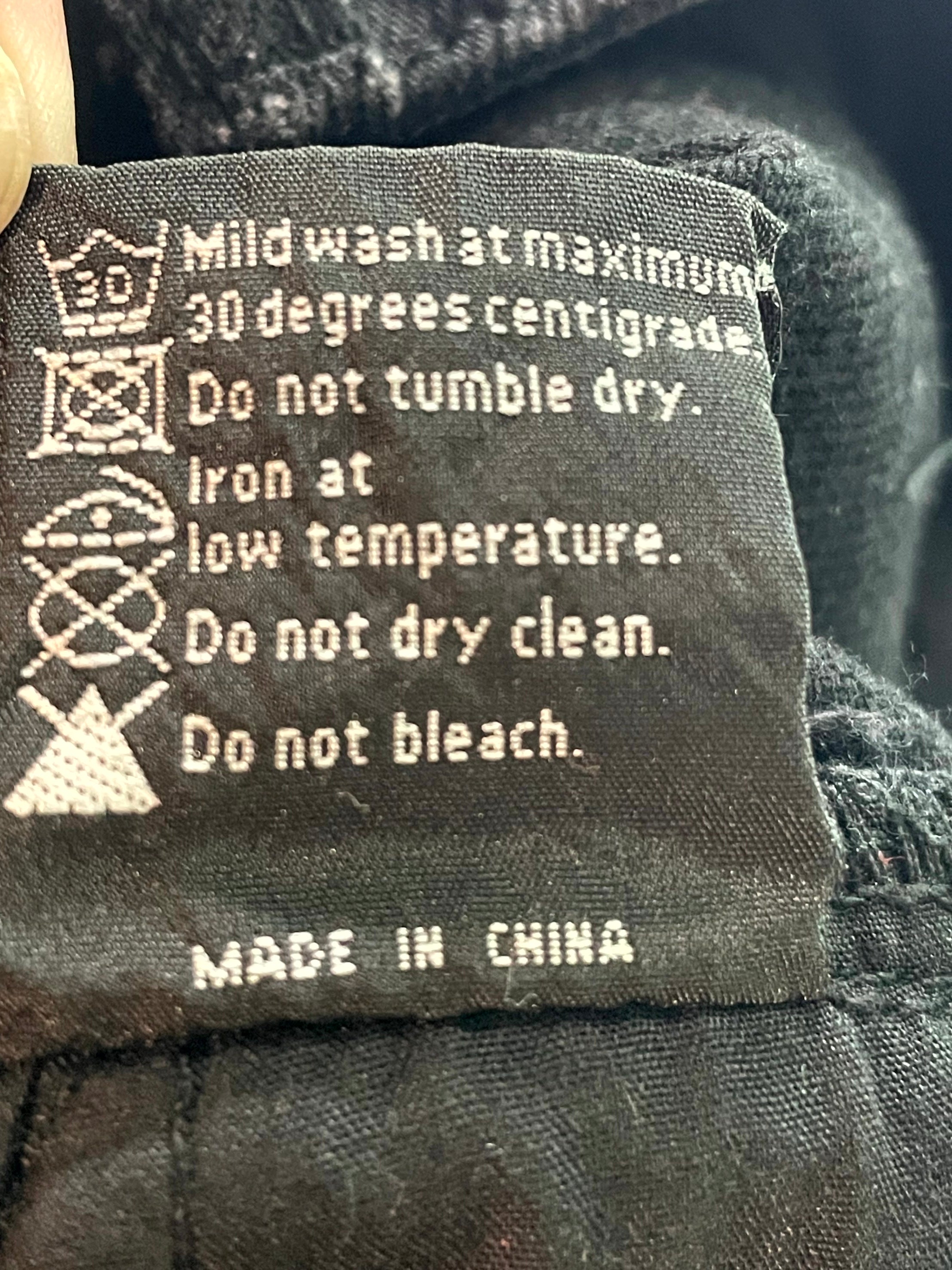 Who Decides War Flyaway Black Jeans