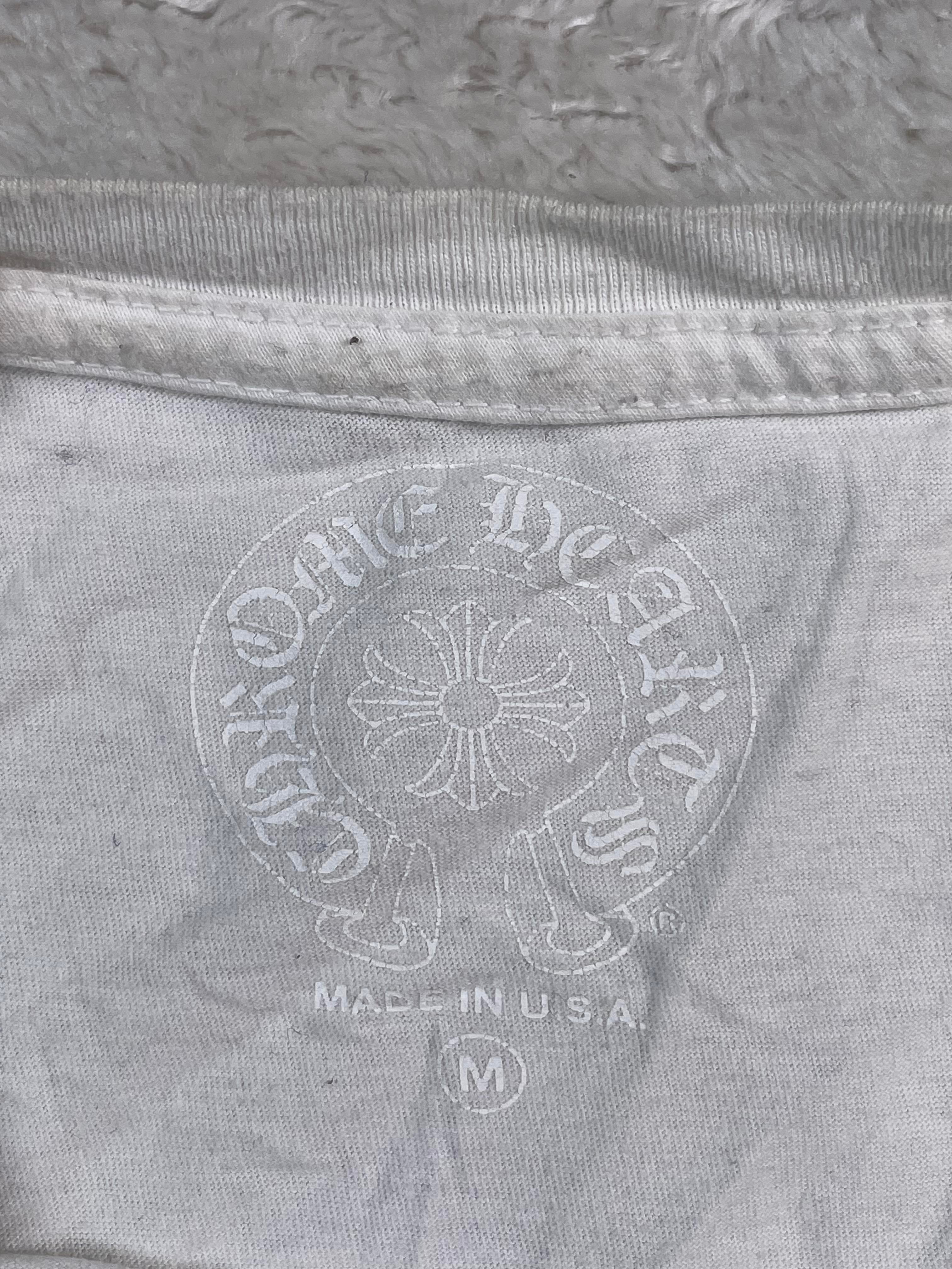 Chrome Hearts Neck Logo White Tee