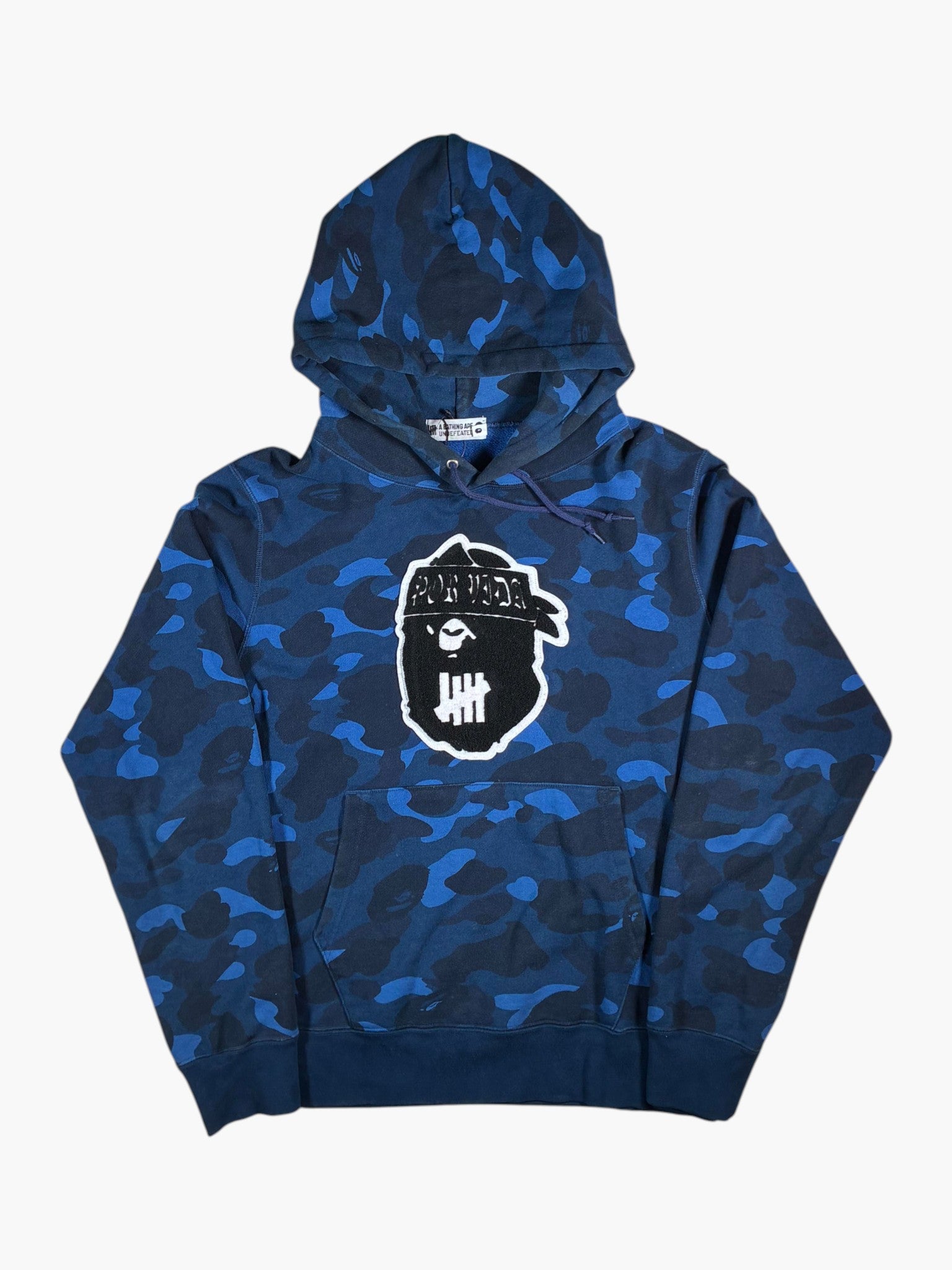 BAPE Undefeated Blue Camo Hoodie