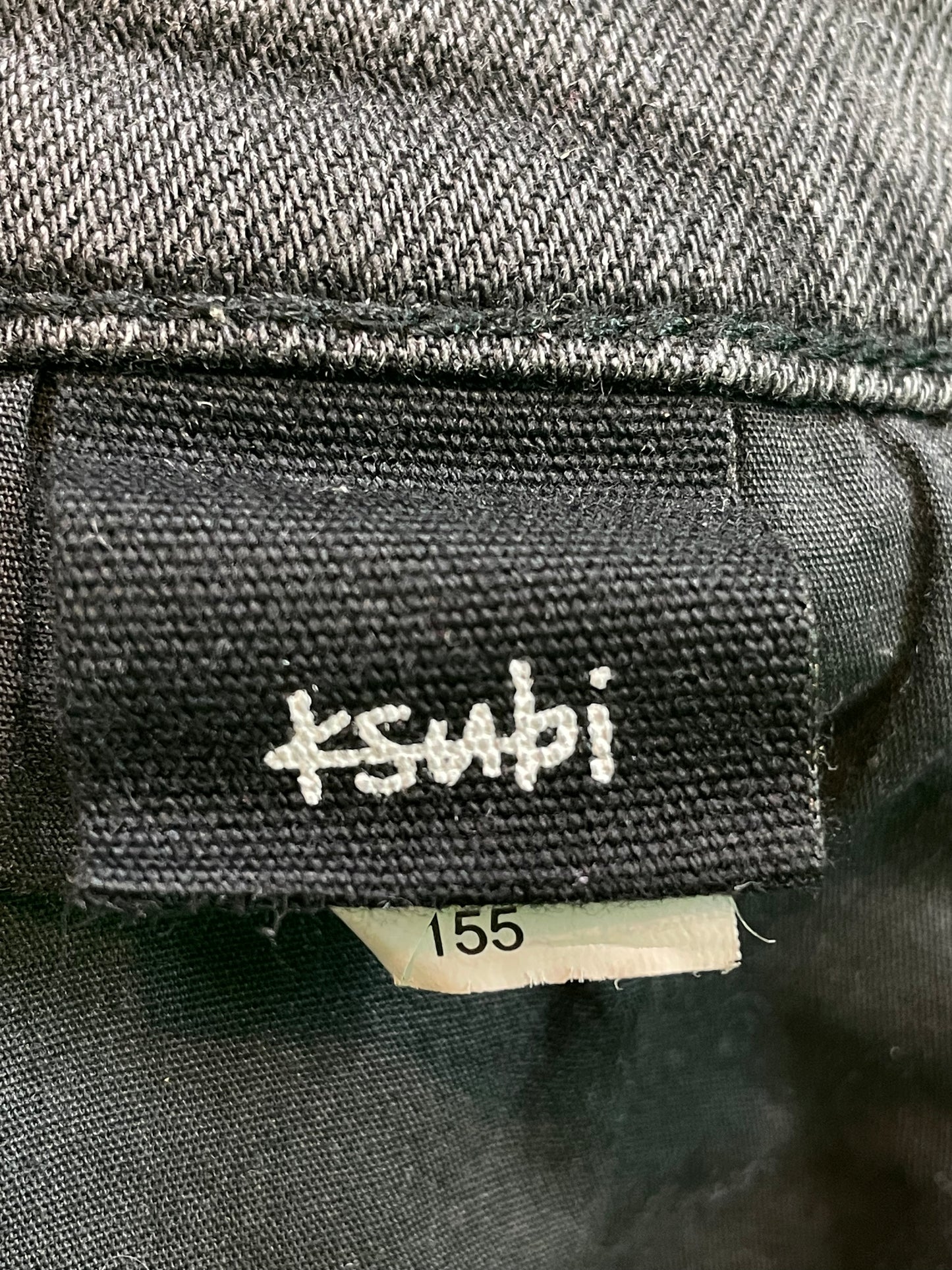 Ksubi Light Washed Flare Zip Black Jeans