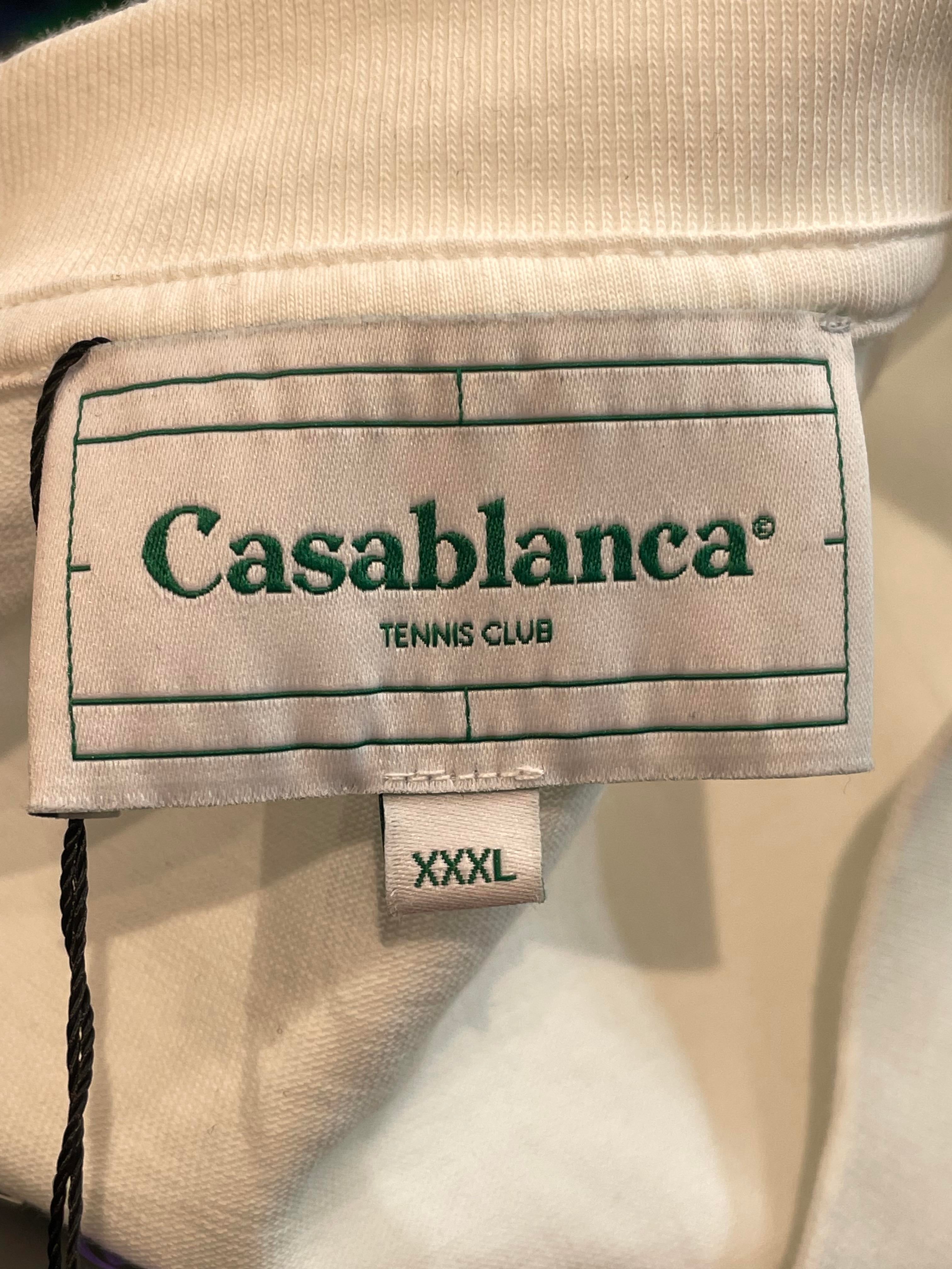 Casablanca Tennis Club Silk Shirt Pink