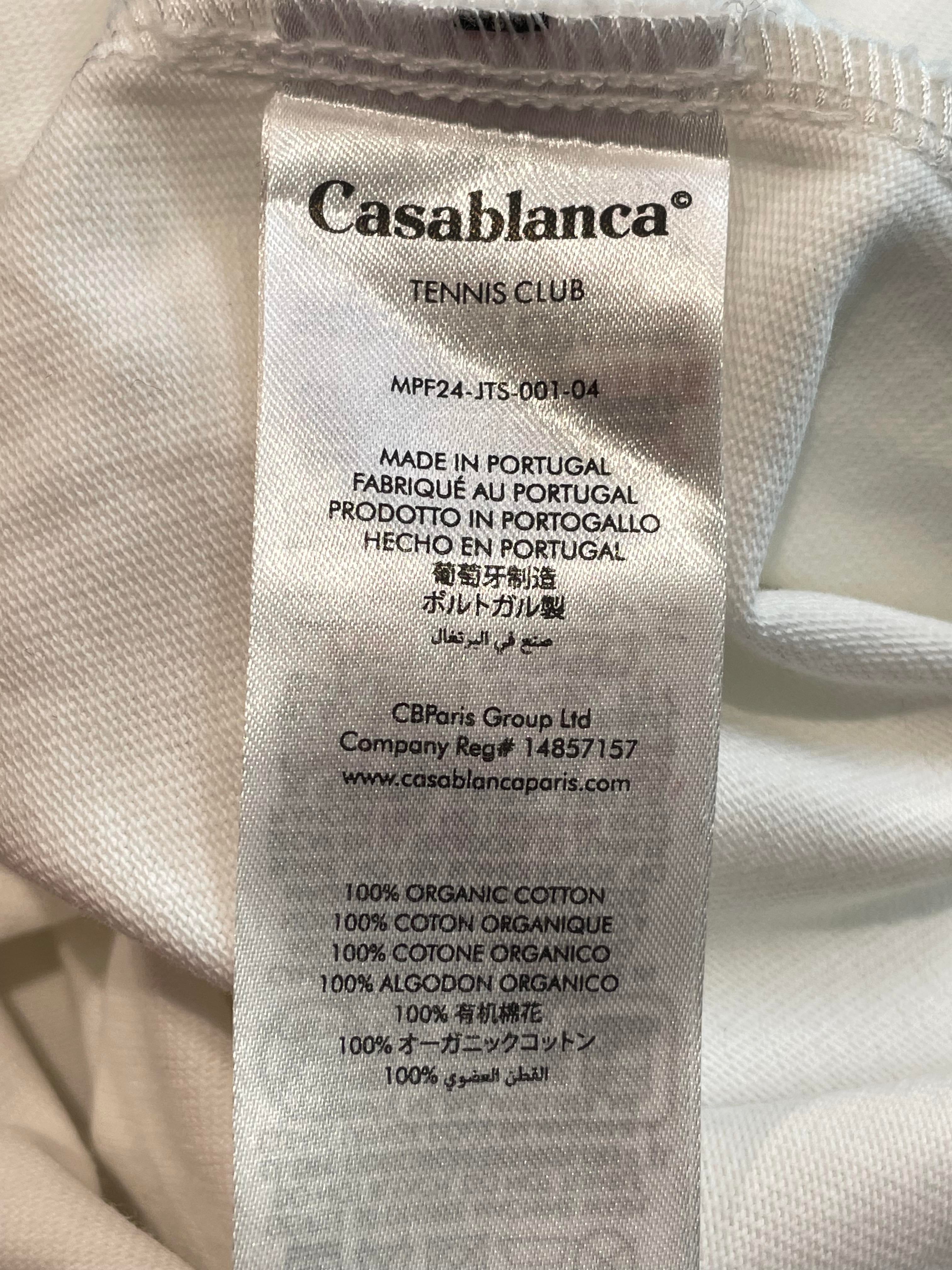 Casablanca Tennis Club Silk Shirt Pink