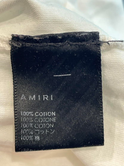 Amiri White Black Core Logo T-Shirt