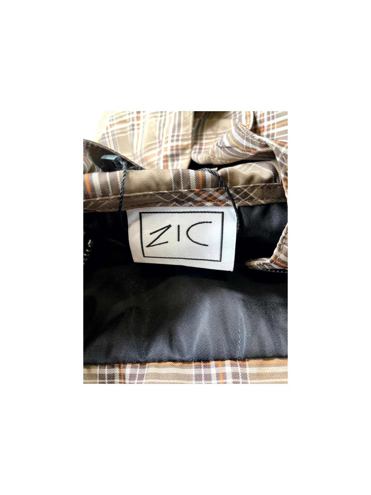 Zic Made "Plaid Monogram Windbreaker" Multicolor Jacket