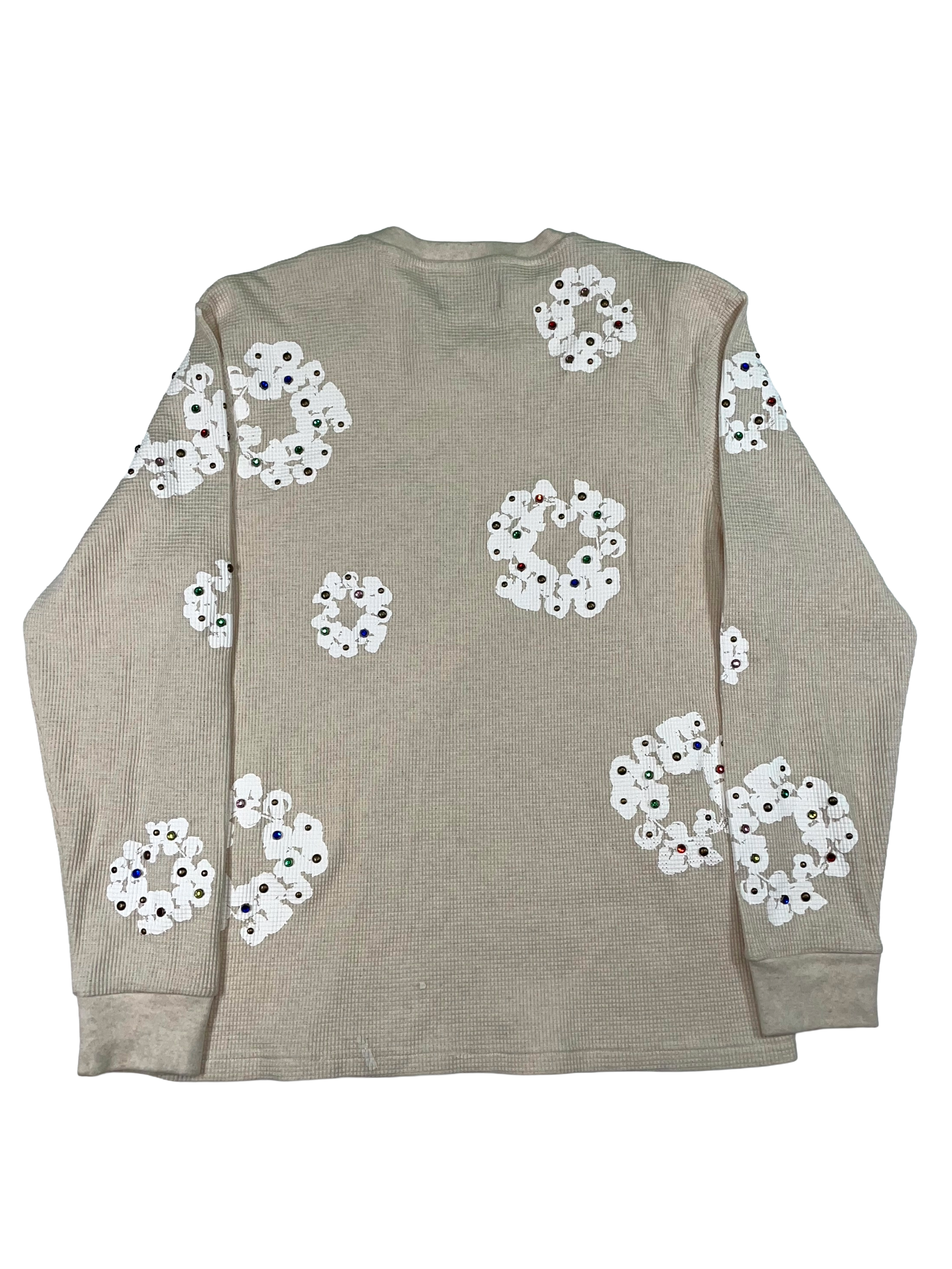 Denim Tears Rhinestone Cream Thermal