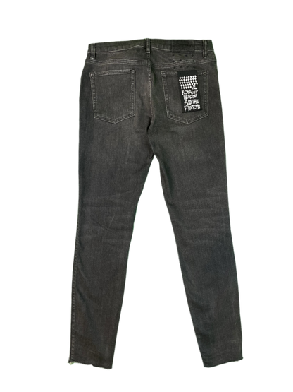 Ksubi Ripped Bottom Black Jeans