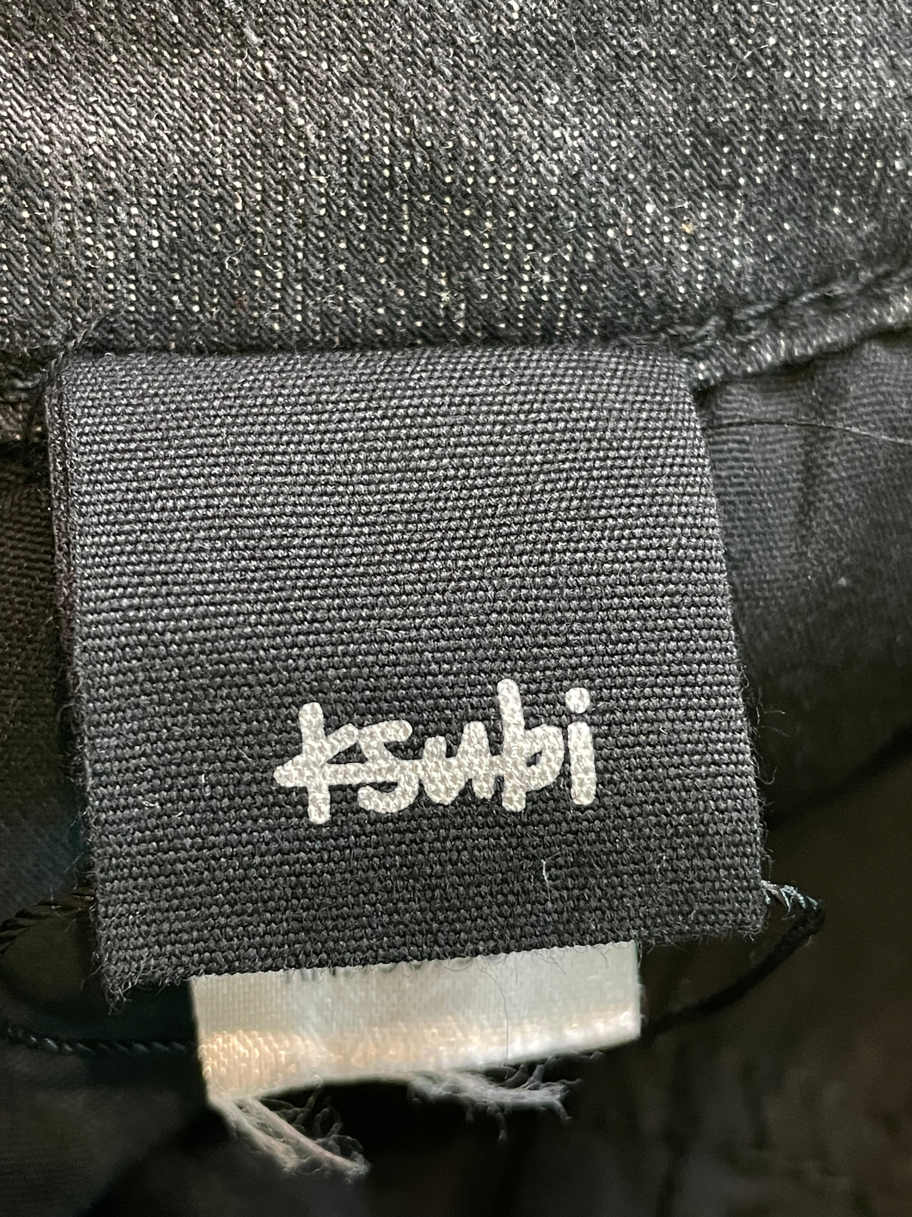 Ksubi Ripped Bottom Black Jeans