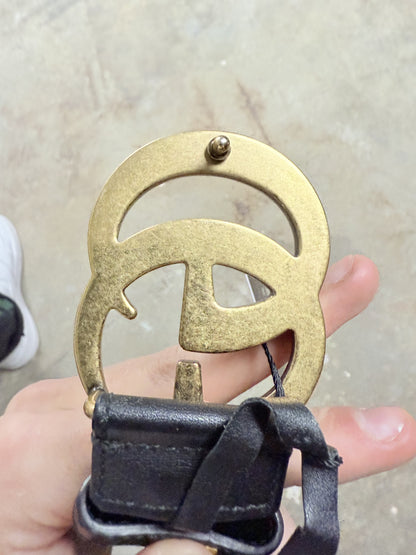 Gucci Belt Black Gold 90-36 (30-32) Used
